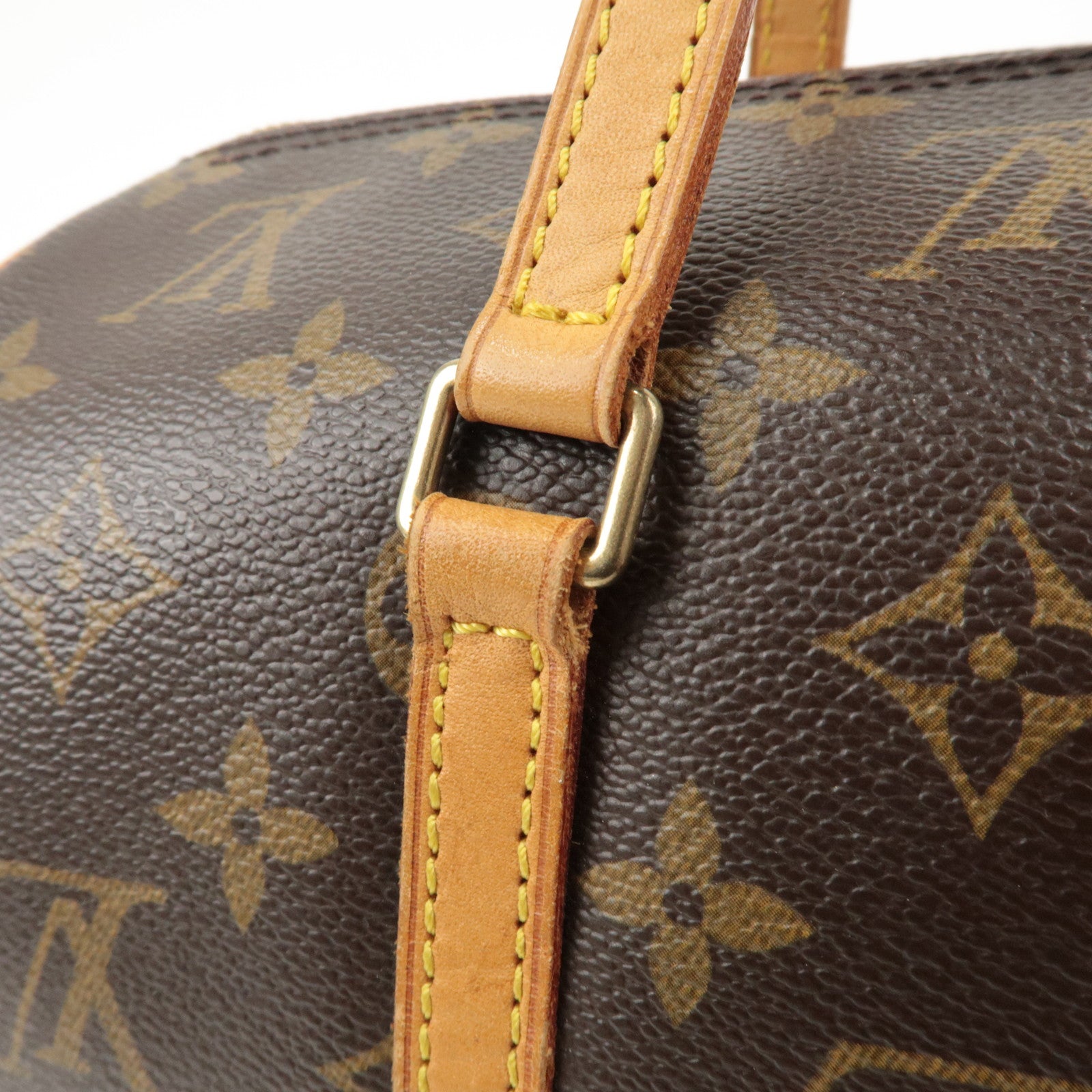Louis Vuitton Monogram Papillon 30 Hand Bag New Style Brown M51385 Used