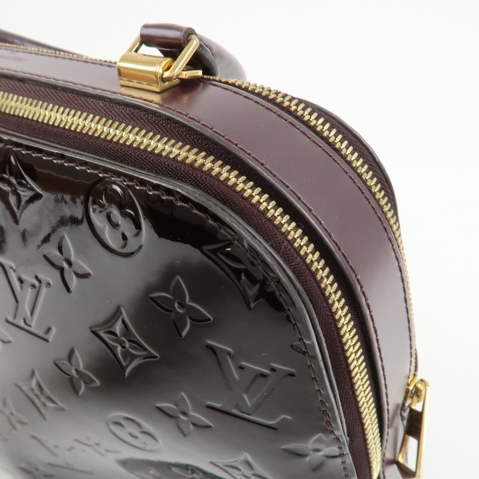 Louis Vuitton Monogram Vernis Melrose 2Way Hand Bag Amarante M42693