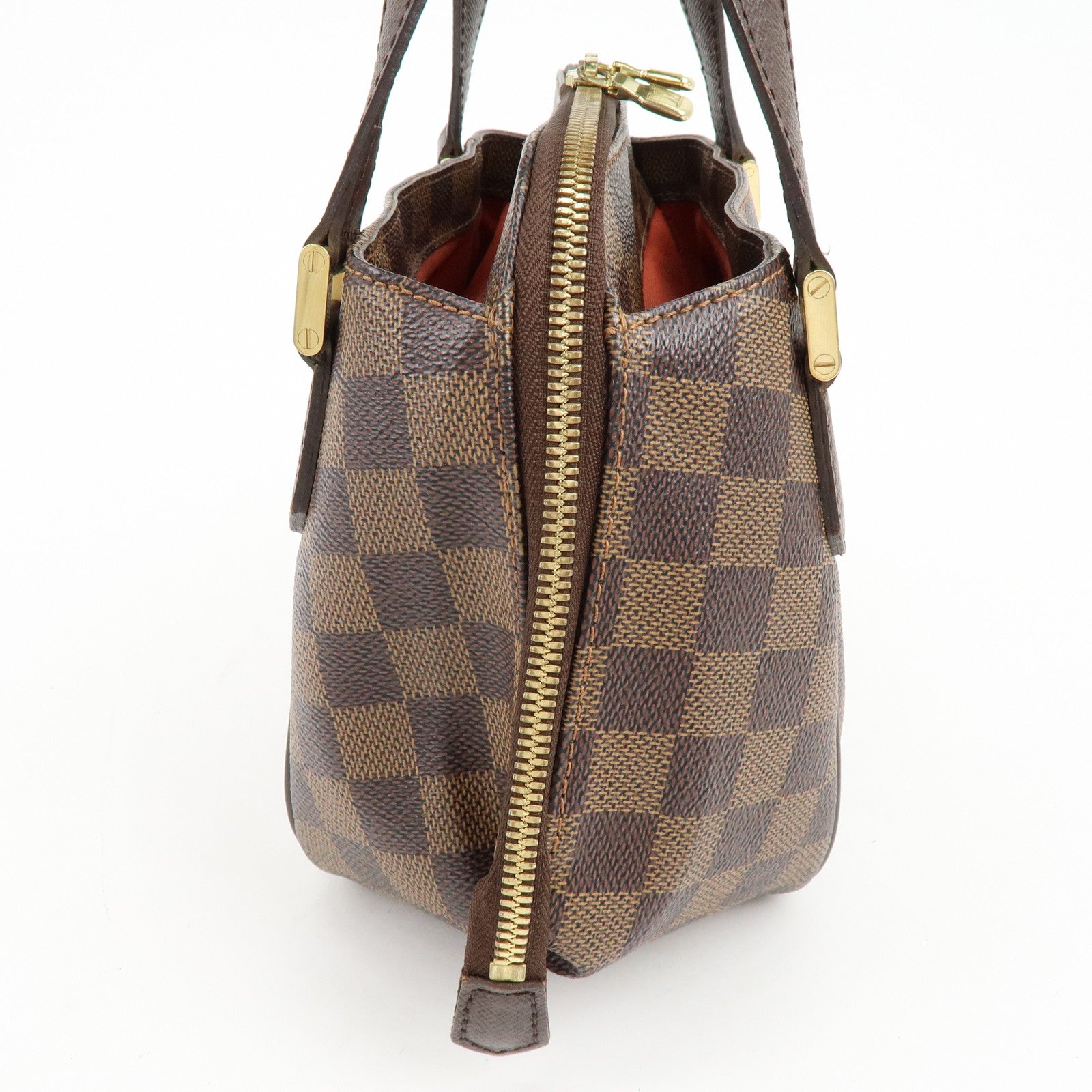 Louis Vuitton Damier Canvas Belem PM Hand Bag Brown N51173