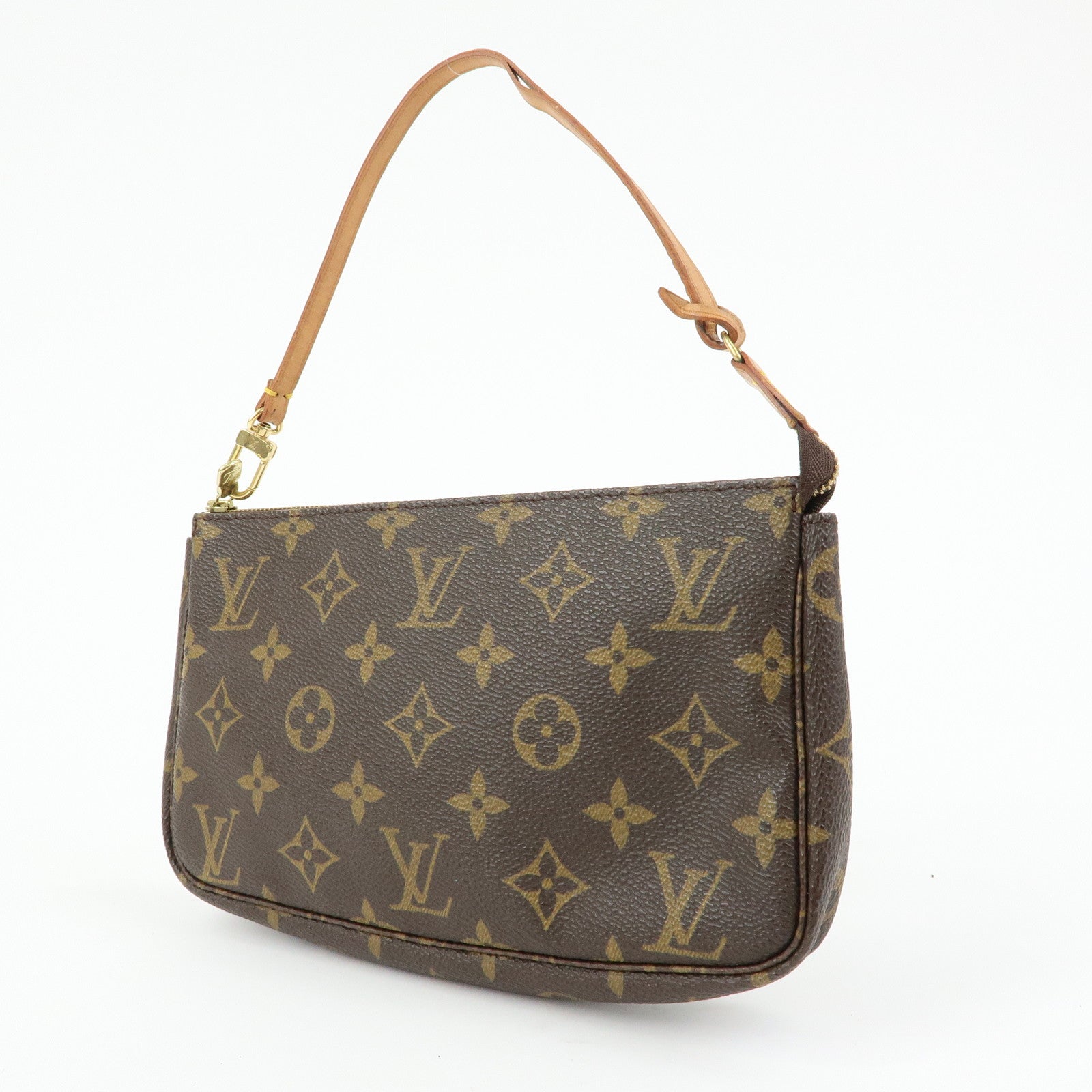 Louis Vuitton Monogram Pochette Accessoires Pouch Hand Bag M51980