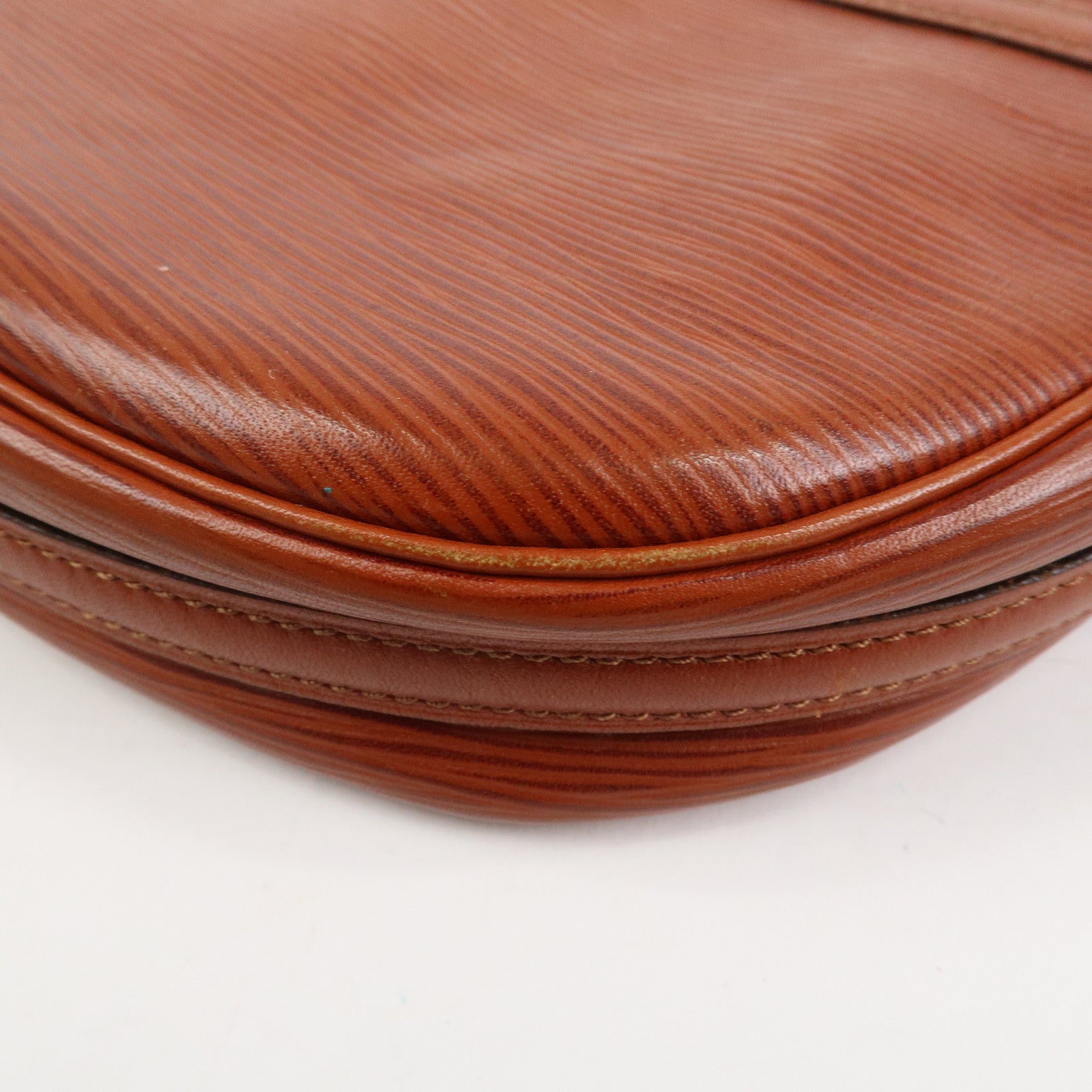 Louis Vuitton Epi Jeune Fille Shoulder Bag Kenya Brown M52153