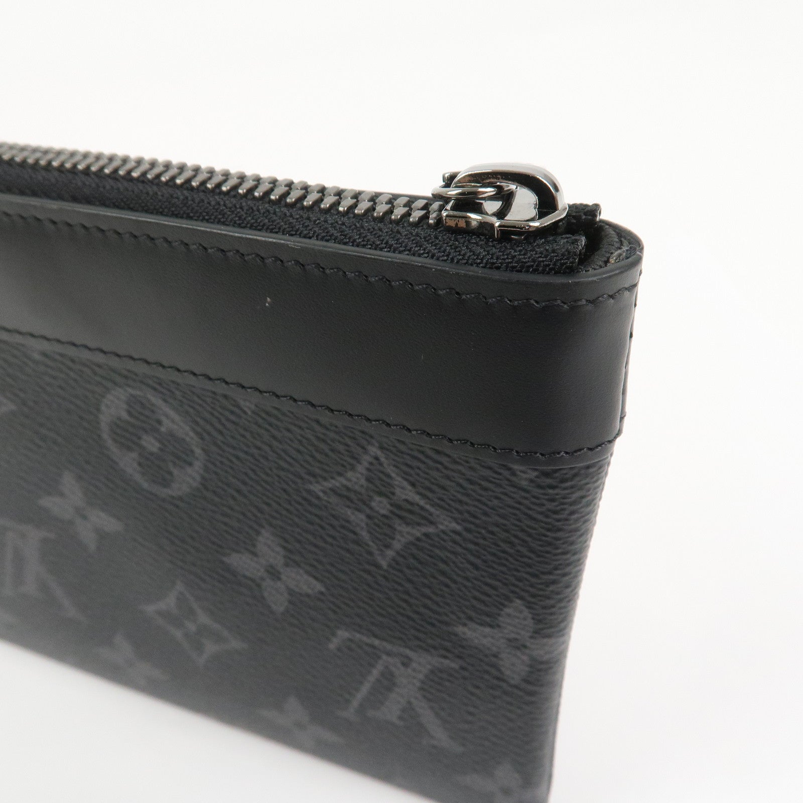 Louis Vuitton Monogram Eclips Pochette Discovery PM Pouch M44323