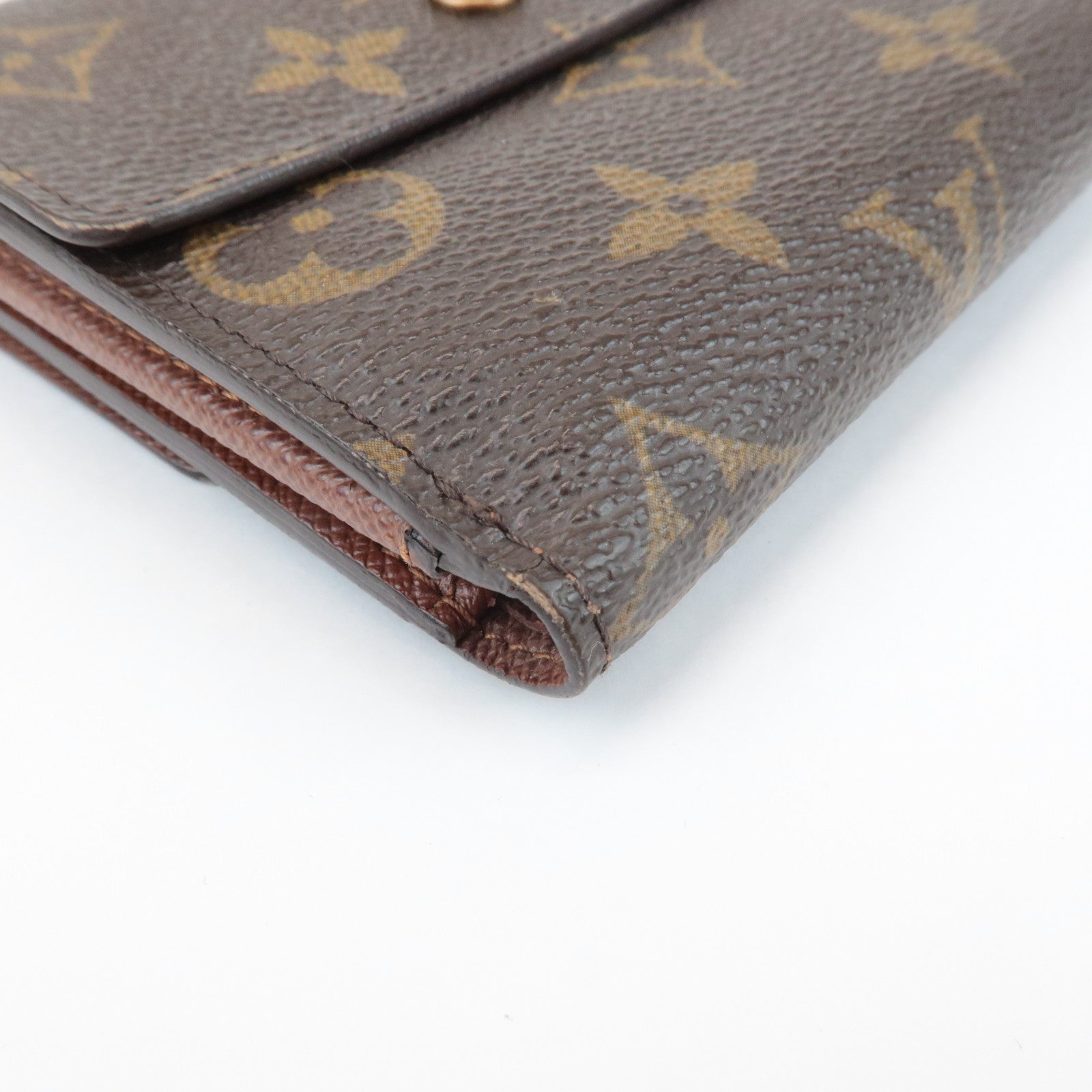 Louis Vuitton Monogram Porte Monnaie Billets Carte Credit M61660 Used