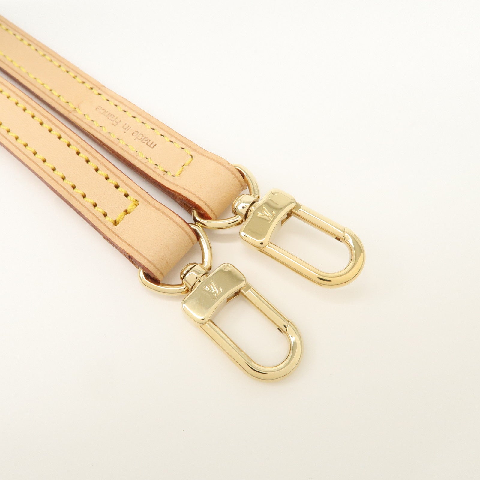 Louis Vuitton Nume Leather Shoulder Strap 115cm Natural