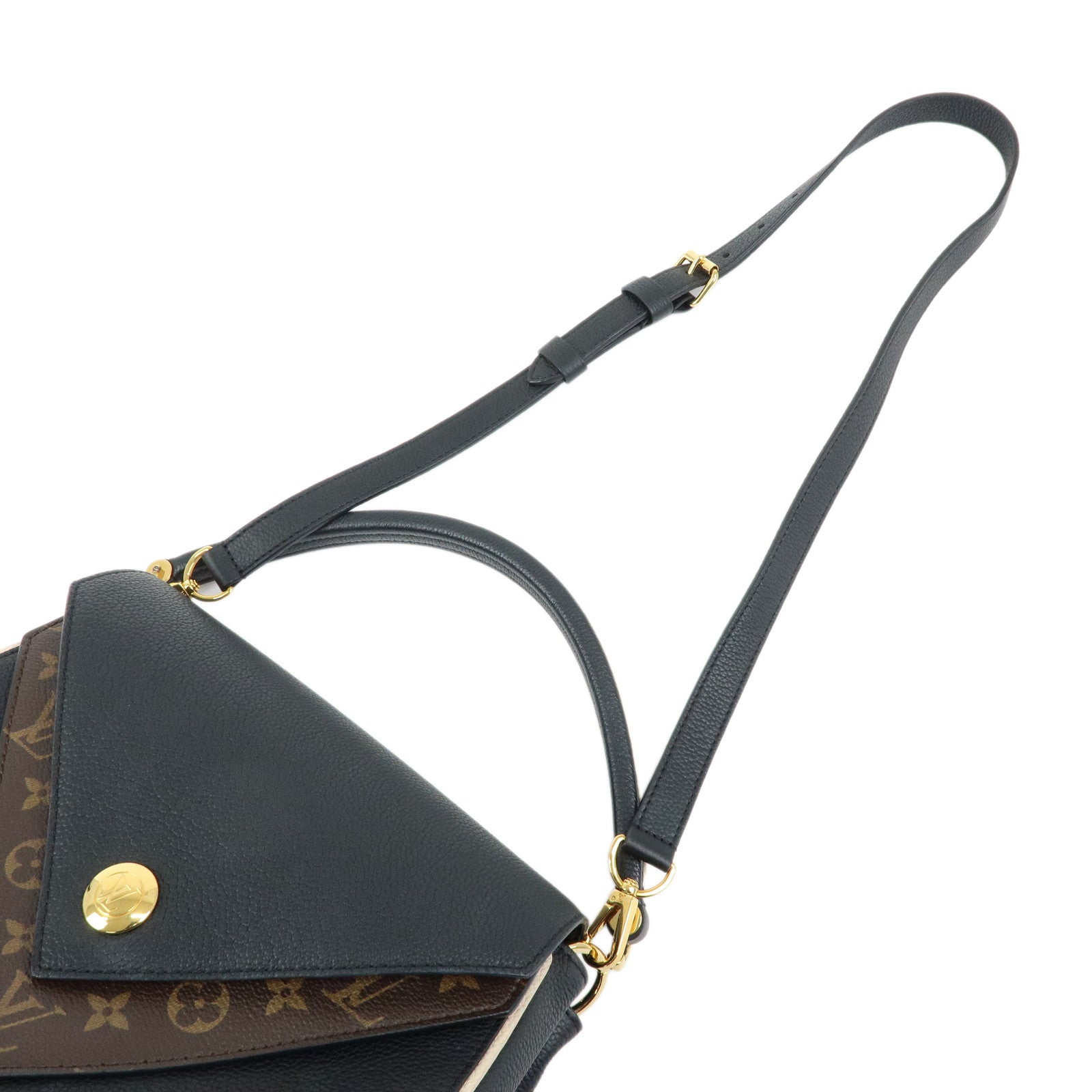 Louis Vuitton Monogram Double V 2Way Bag Shoulder Bag Noir M54439