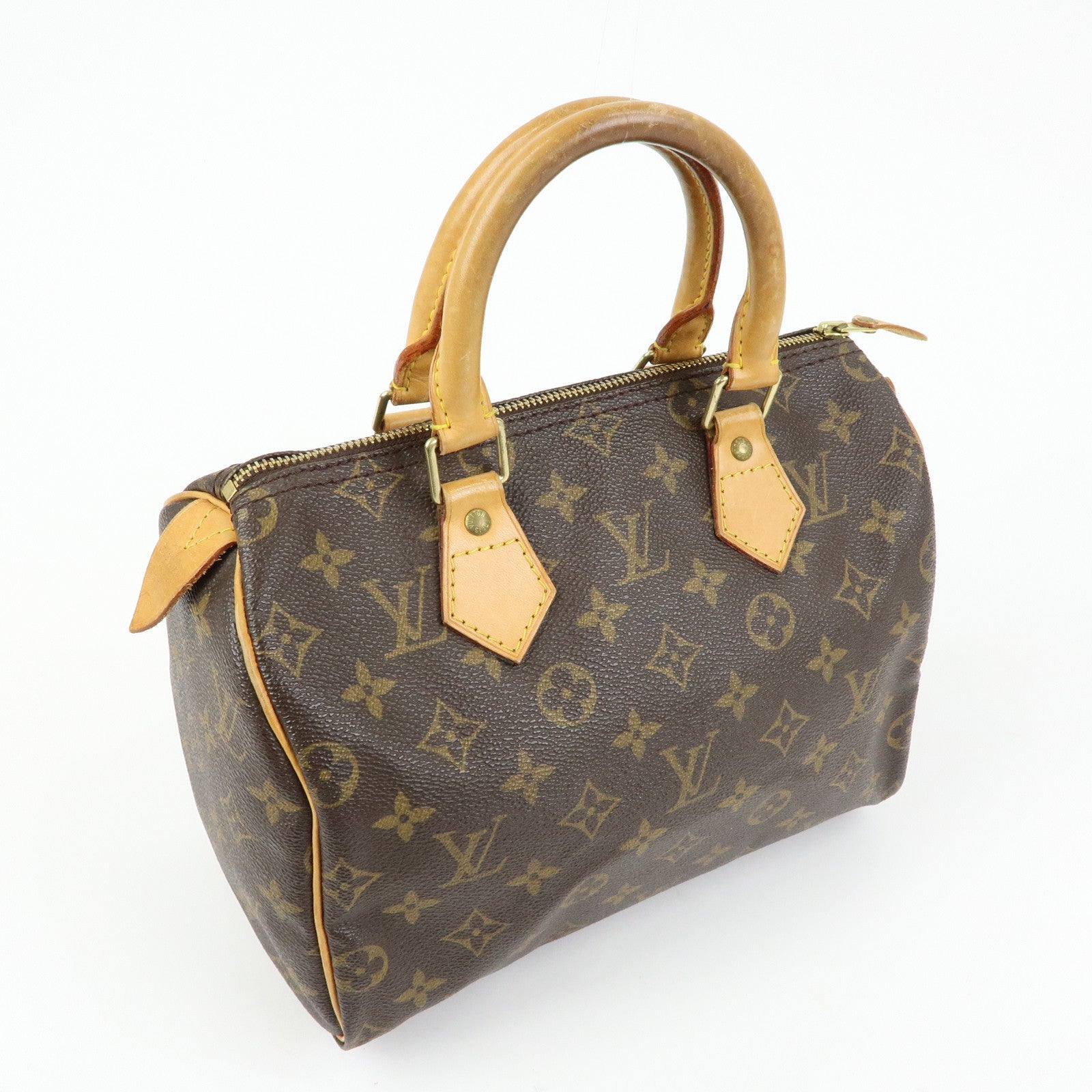 Louis Vuitton Monogram Speedy 25 Boston Bag Hand Bag Brown M41528