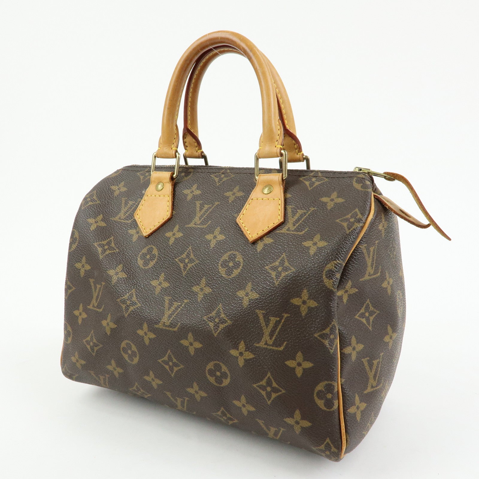 Louis Vuitton Monogram Speedy 25 Boston Bag Hand Bag Brown M41528