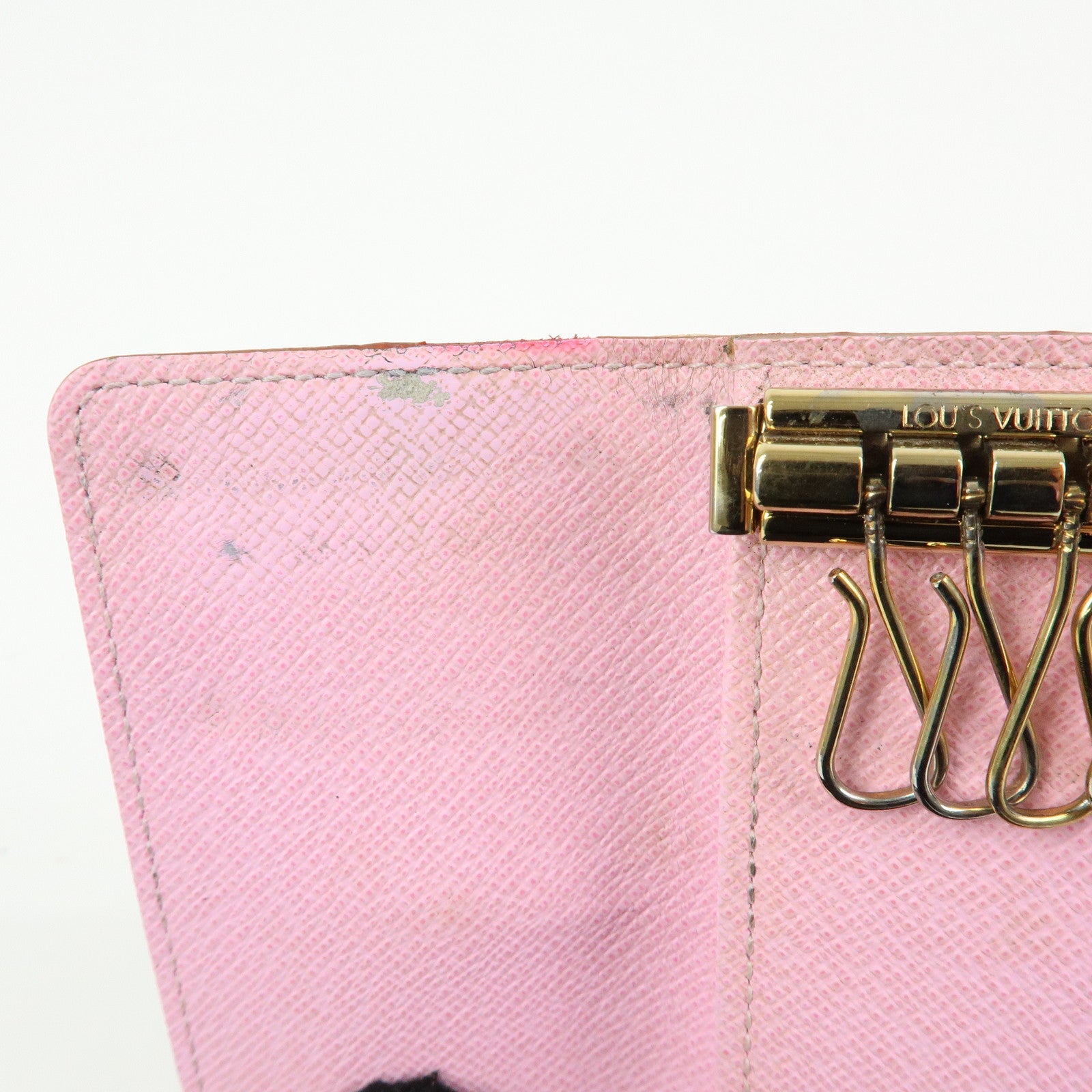 Louis Vuitton Monogram Multicolor Multicles 4 Key Case Blanc M93731