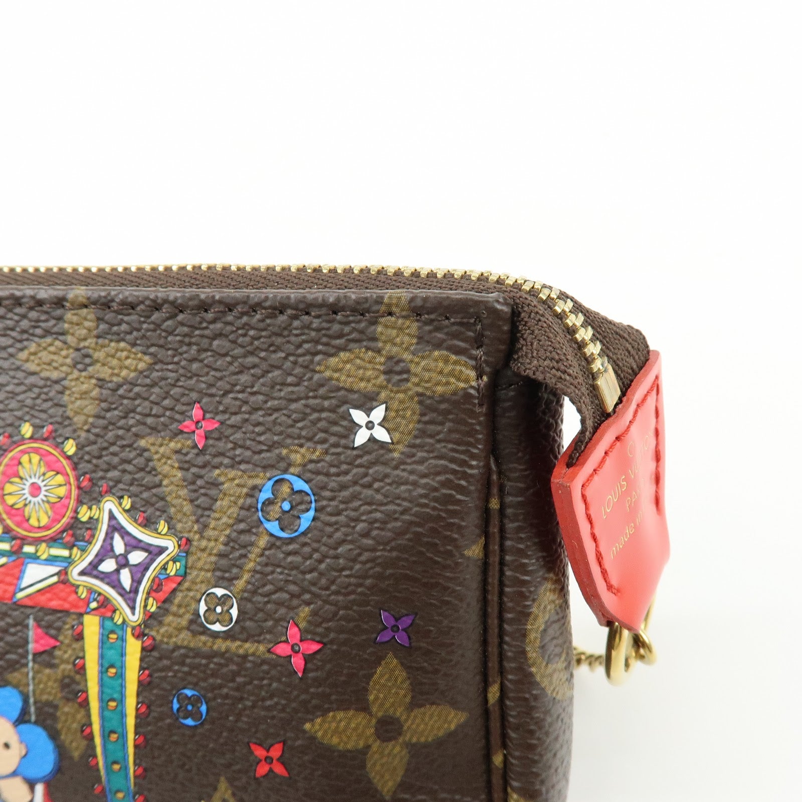 Louis Vuitton Monogram Vivienne Mini Pochette Accessoires M69976
