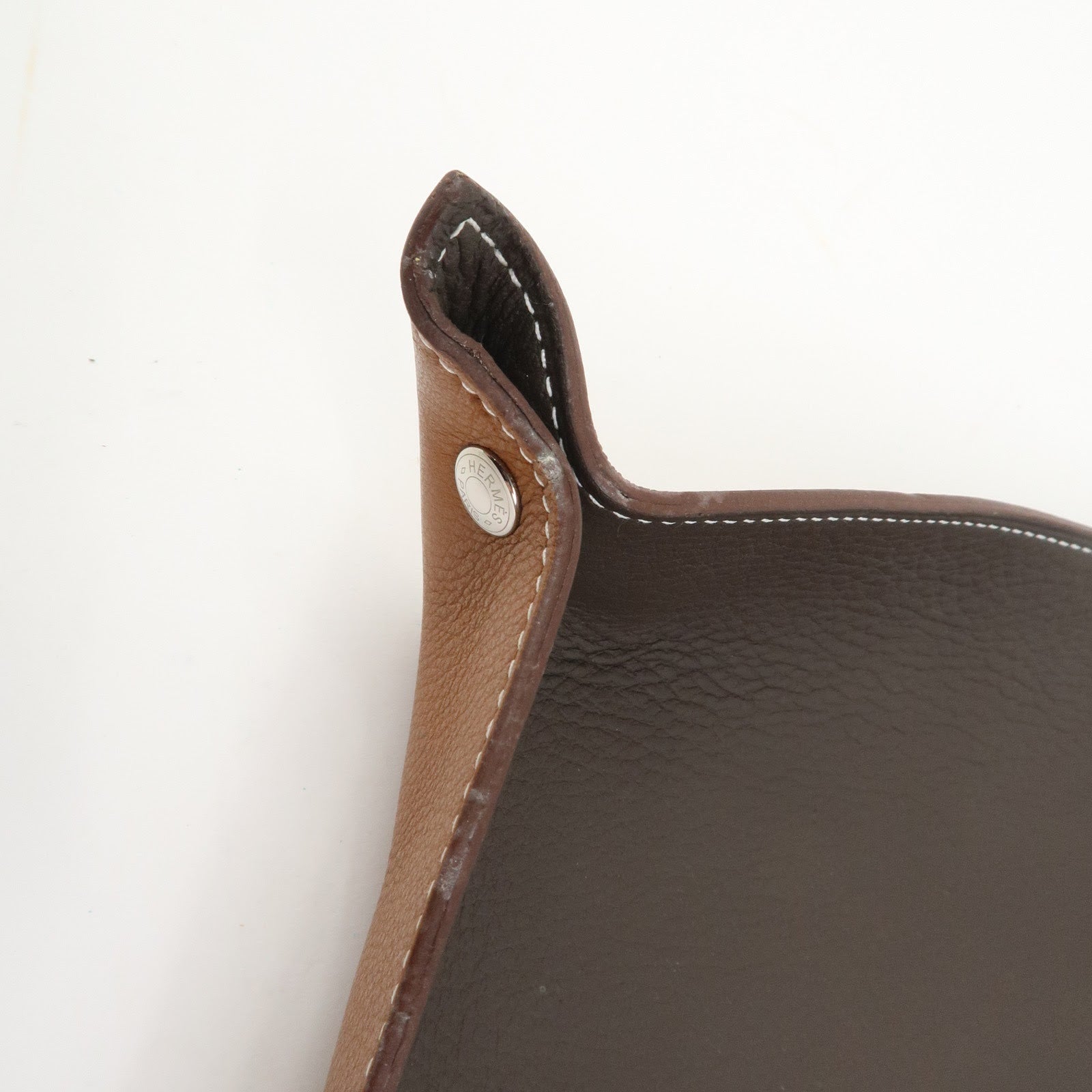 HERMES Mises et Relances Desk Taurillon Leather Mail Tray U Stamped