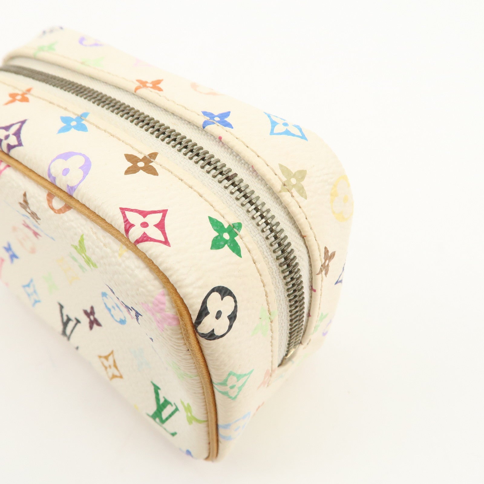 Louis Vuitton Monogram Multicolor Trousse Wapity Pouch Blanc M58033