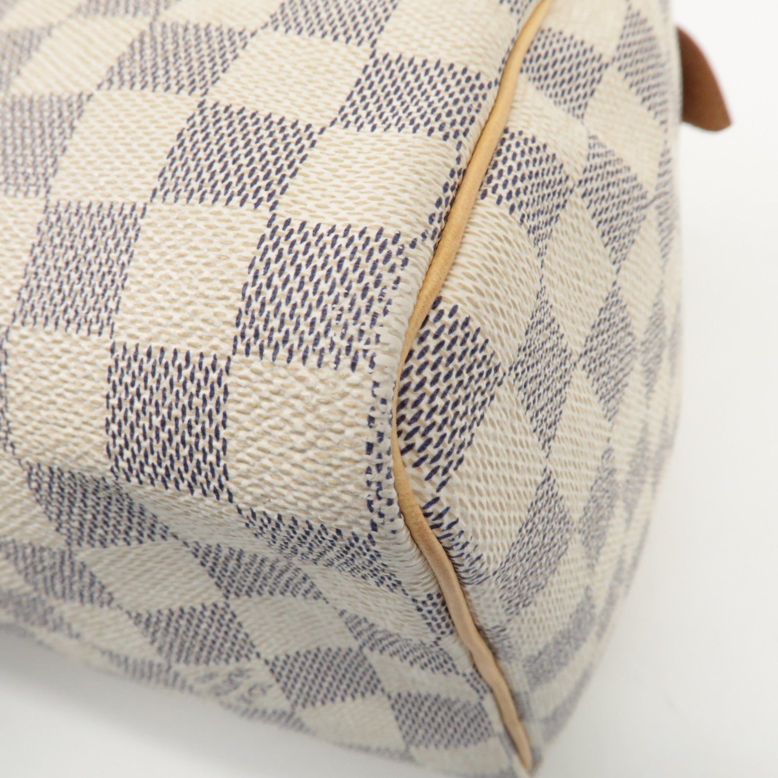 Louis Vuitton Damier Azur Speedy 25 Boston Bag Hand Bag N41534 Used