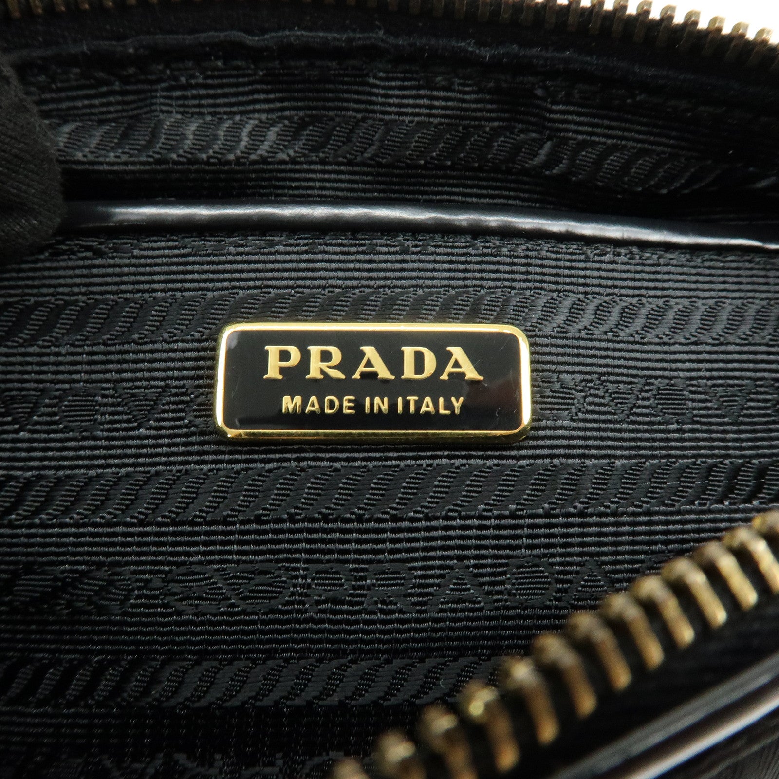 PRADA Triangle Logo Nylon 2Way Bag Hand Bag Shoulder Bag BN1833