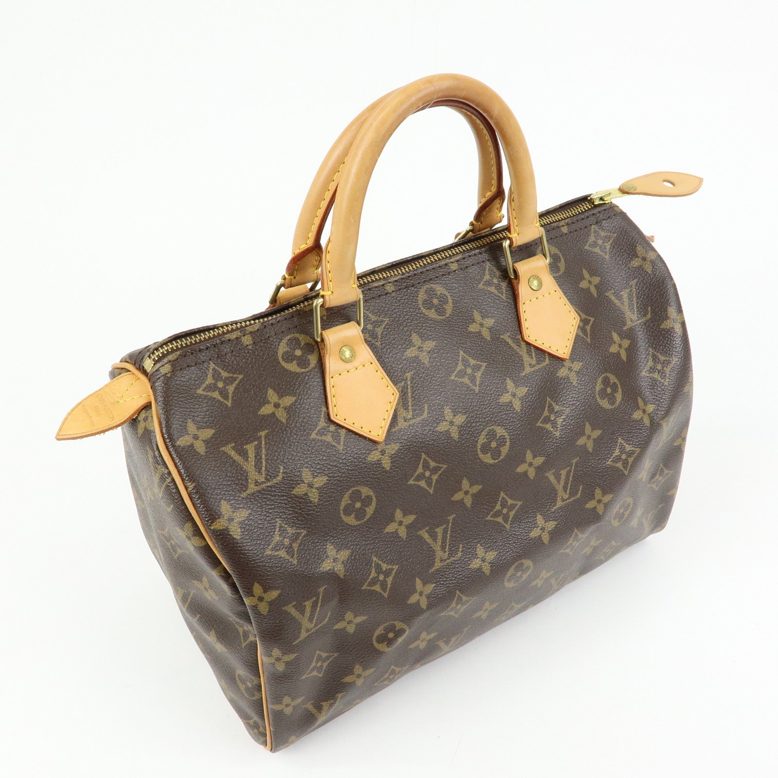 Louis Vuitton Monogram Speedy 30 Boston Bag Hand Bag Brown M41526