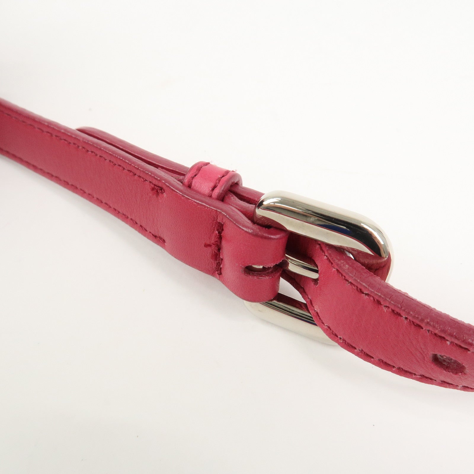 PRADA Logo Nylon Leather 2Way Bag Hand Bag Shoulder Bag Pink