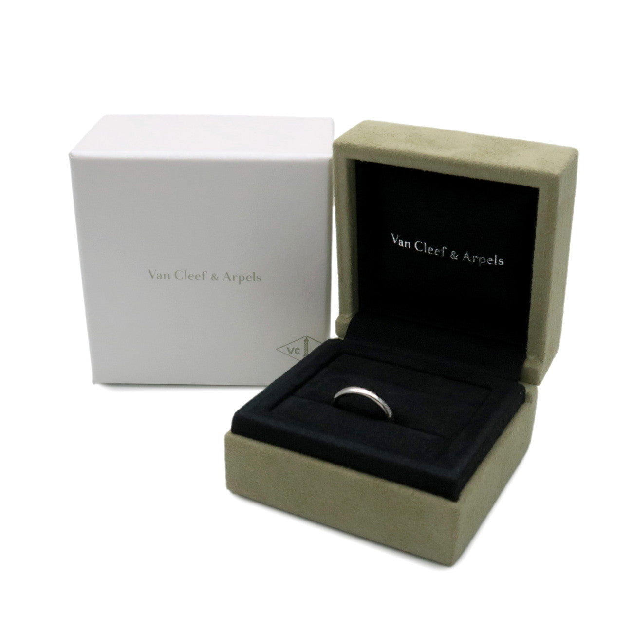 Van Cleef & Arpels Infini Signature Ring PT950 Platinum #48 US4.5