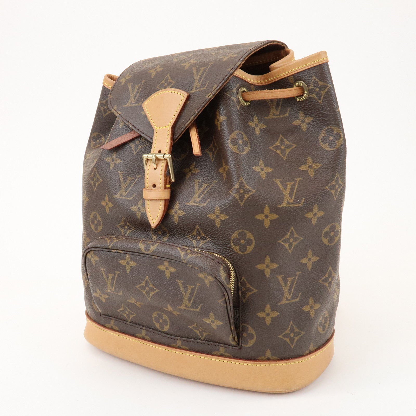Louis Vuitton Monogram Montsouris MM Backpack Brown M51136