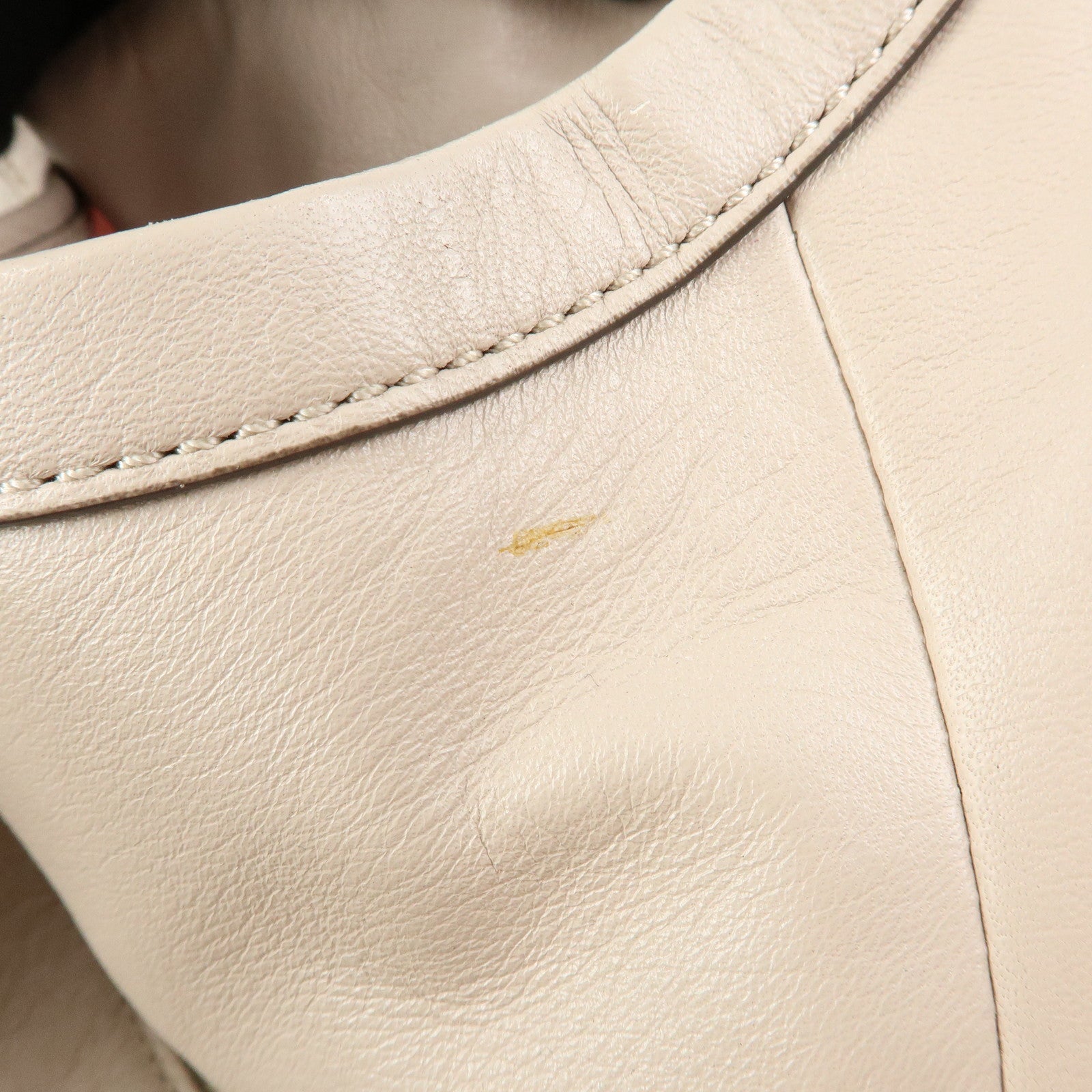 COACH Madison Leather Shoulder Bag Hand Bag Pink Beige