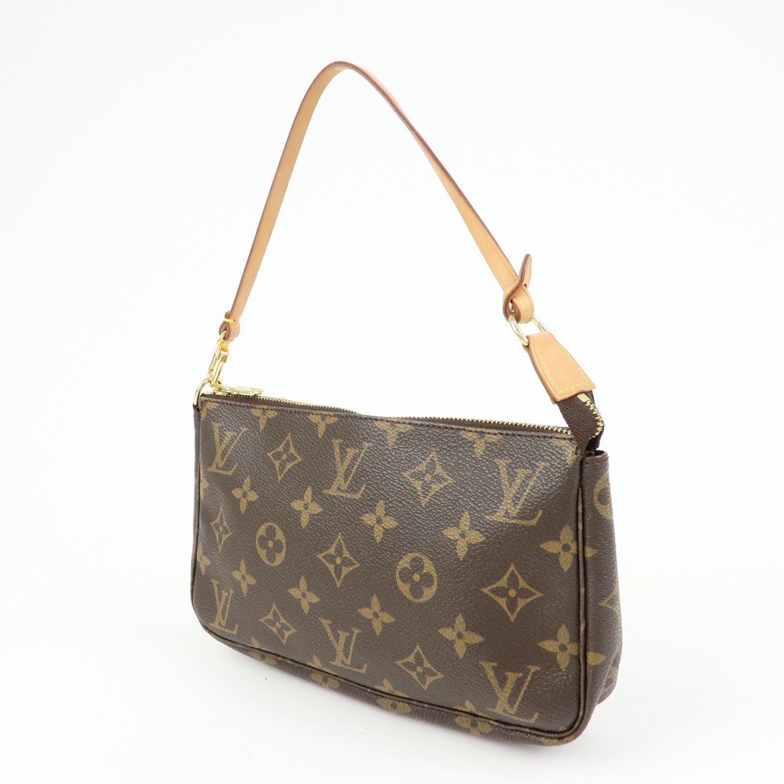 Louis Vuitton Monogram Pochette Accessoires Pouch Hand Bag M51980