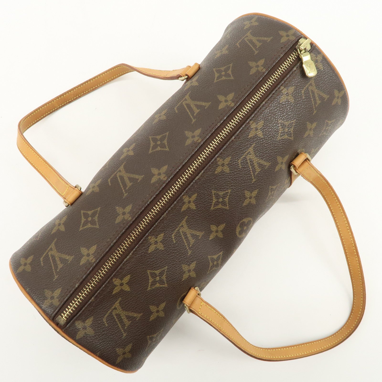 Louis Vuitton Monogram Papillon 30 Hand Bag New Style Brown M51385