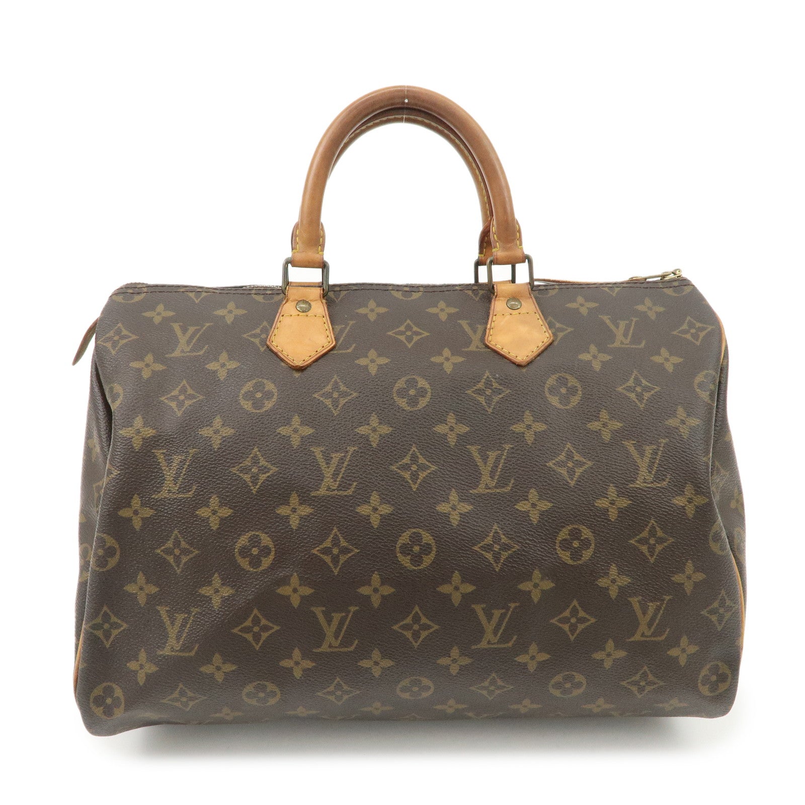 Louis Vuitton Monogram Speedy 35 Hand Bag Boston Bag M41524 Used
