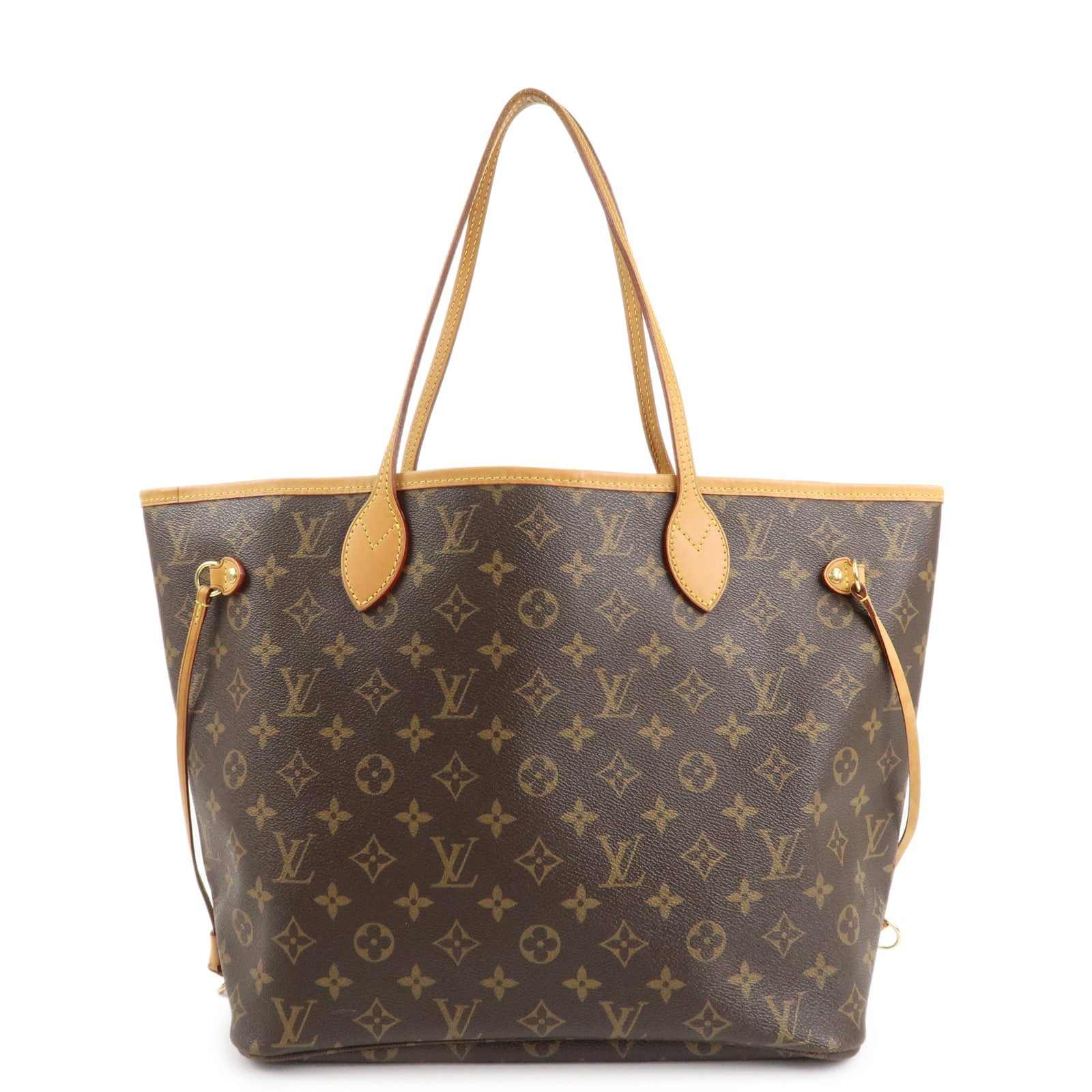 Louis Vuitton Monogram Neverfull MM Tote Bag Brown M40156 Used