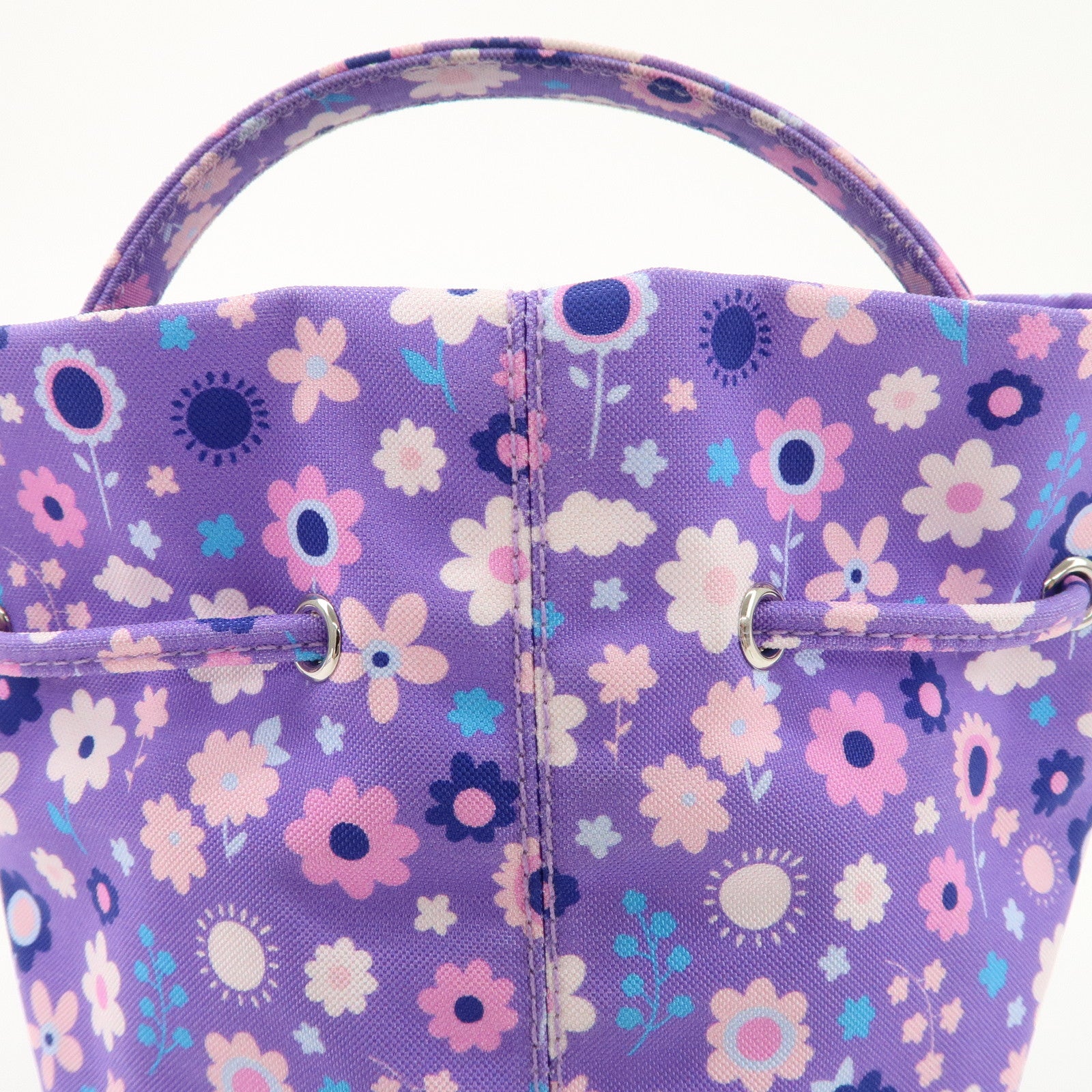 BALENCIAGA Wheel XS Nylon 2Way Bag Shoulder Bag Purple 656682 Used