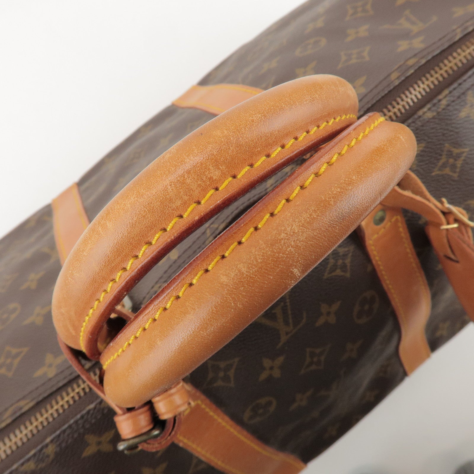 Louis Vuitton Monogram Keep All 55 Boston Bag Brown M41424