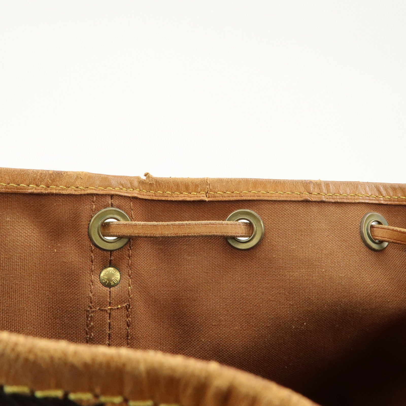 Louis Vuitton Monogram Canvas Petit Noe Shoulder Bag Brown M42226