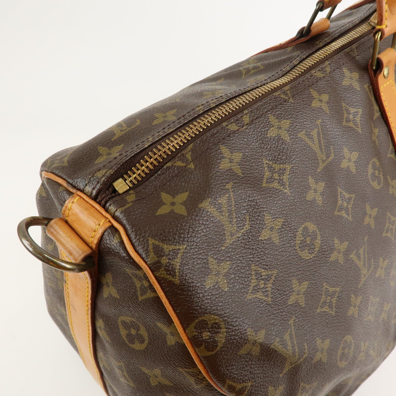 Louis Vuitton Monogram Keep All Bandouliere 55 Boston Bag M41414