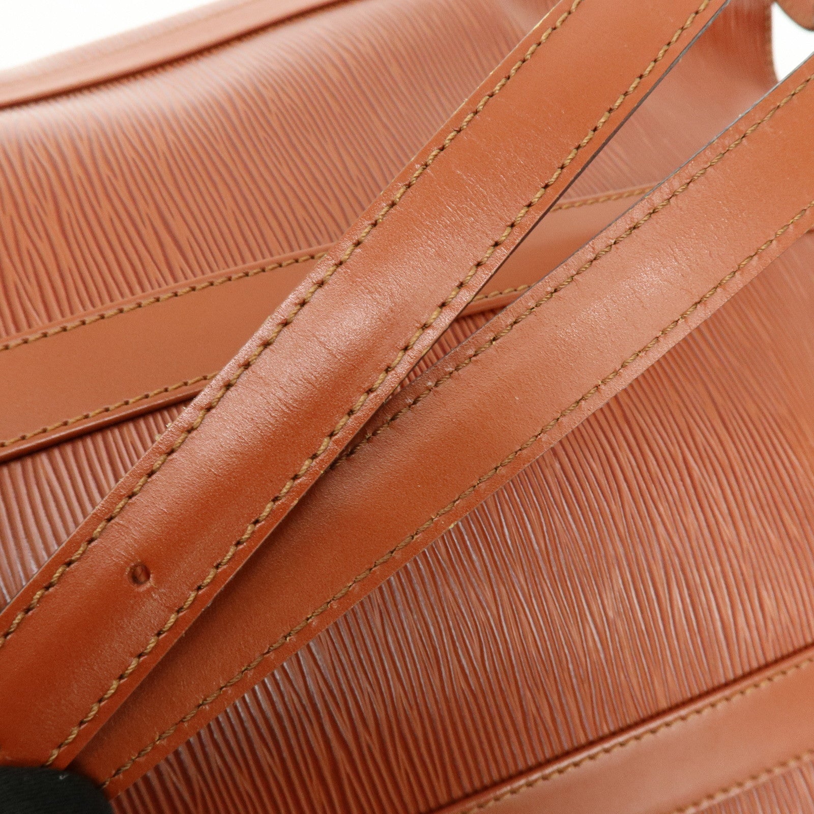 Louis Vuitton Epi Randonnee PM Shoulder Bag Kenya Brown M52353