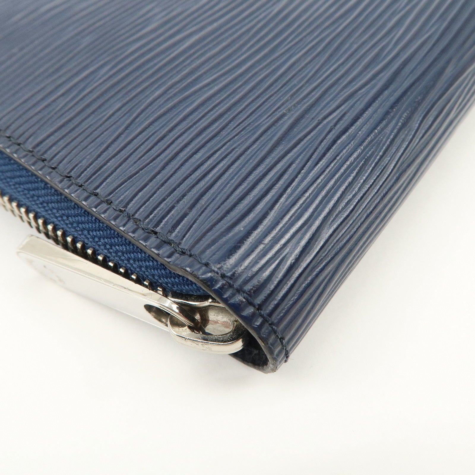 Louis Vuitton Epi leather Zippy Long Wallet Andigo Blue M61873 Used