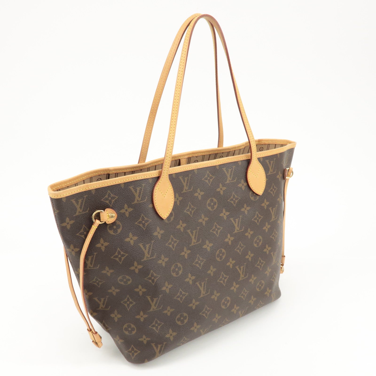 Louis Vuitton Monogram Neverfull MM Tote Bag Brown M40156 Used