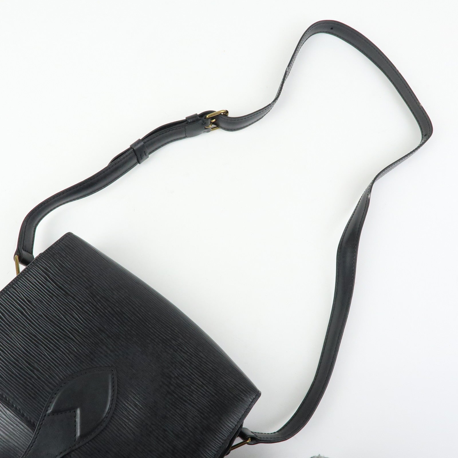 Louis Vuitton Epi Leather Cartouchiere Shoulder Bag Noir M52242