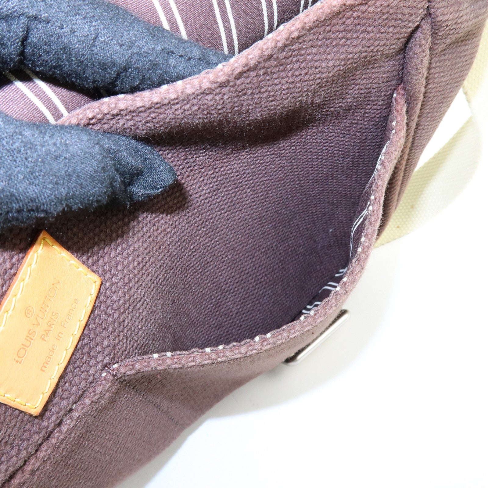 Louis Vuitton Antigua Besace PM Canvas Shoulder Bag Mocha M80661