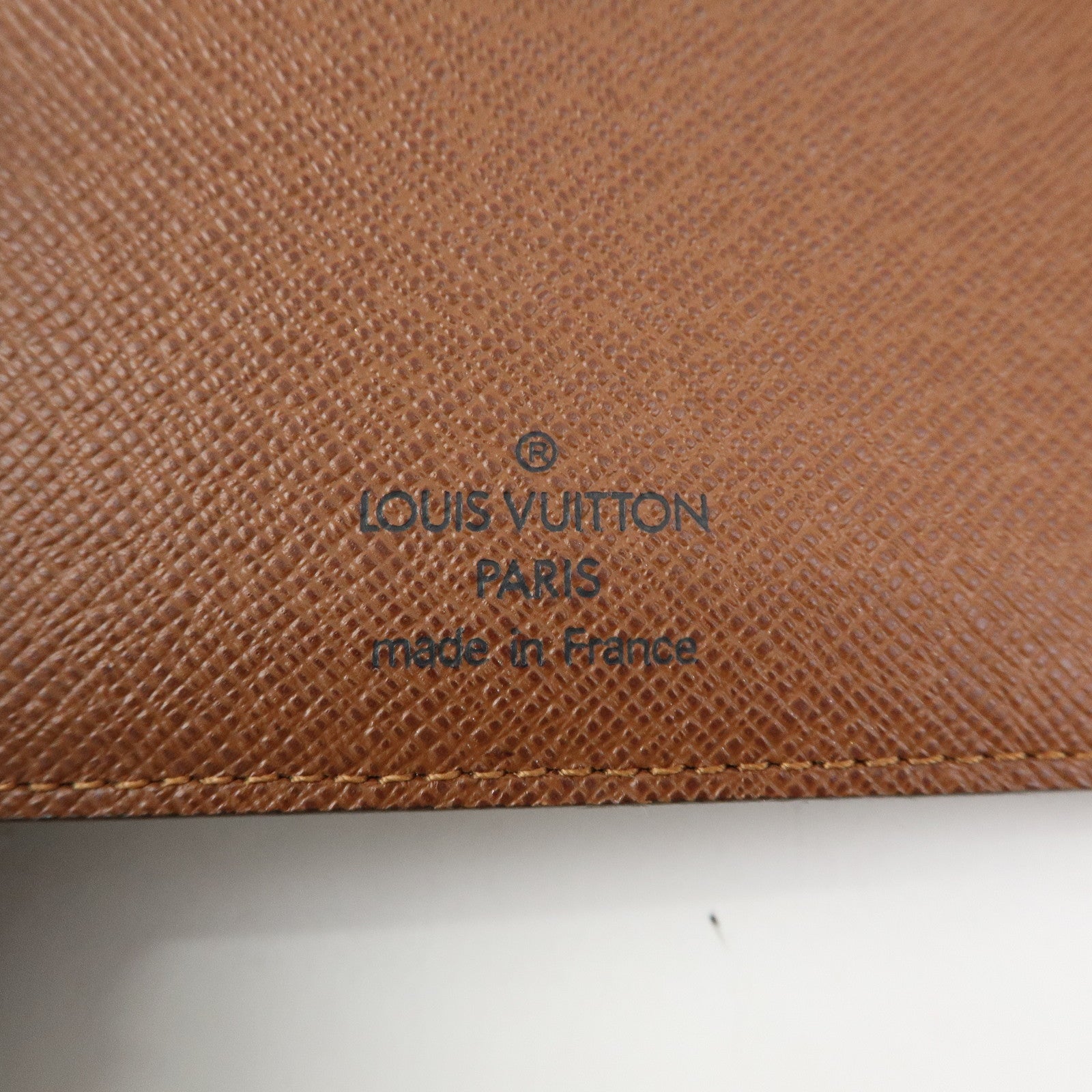 Louis Vuitton Monogram Agenda MM Planner Cover Brown R20105