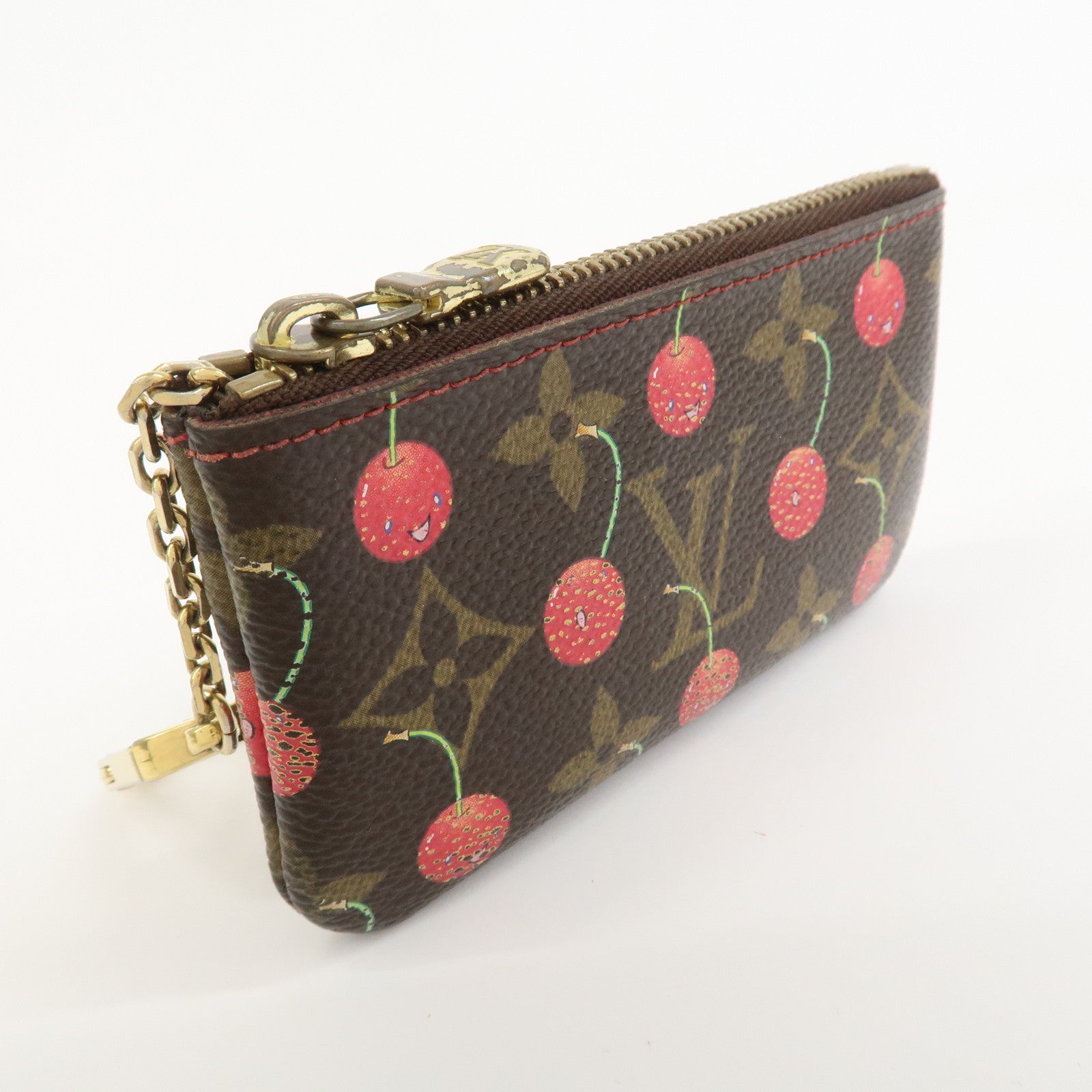 Louis Vuitton Monogram Cherry Pochette Cles Coin Case M95042