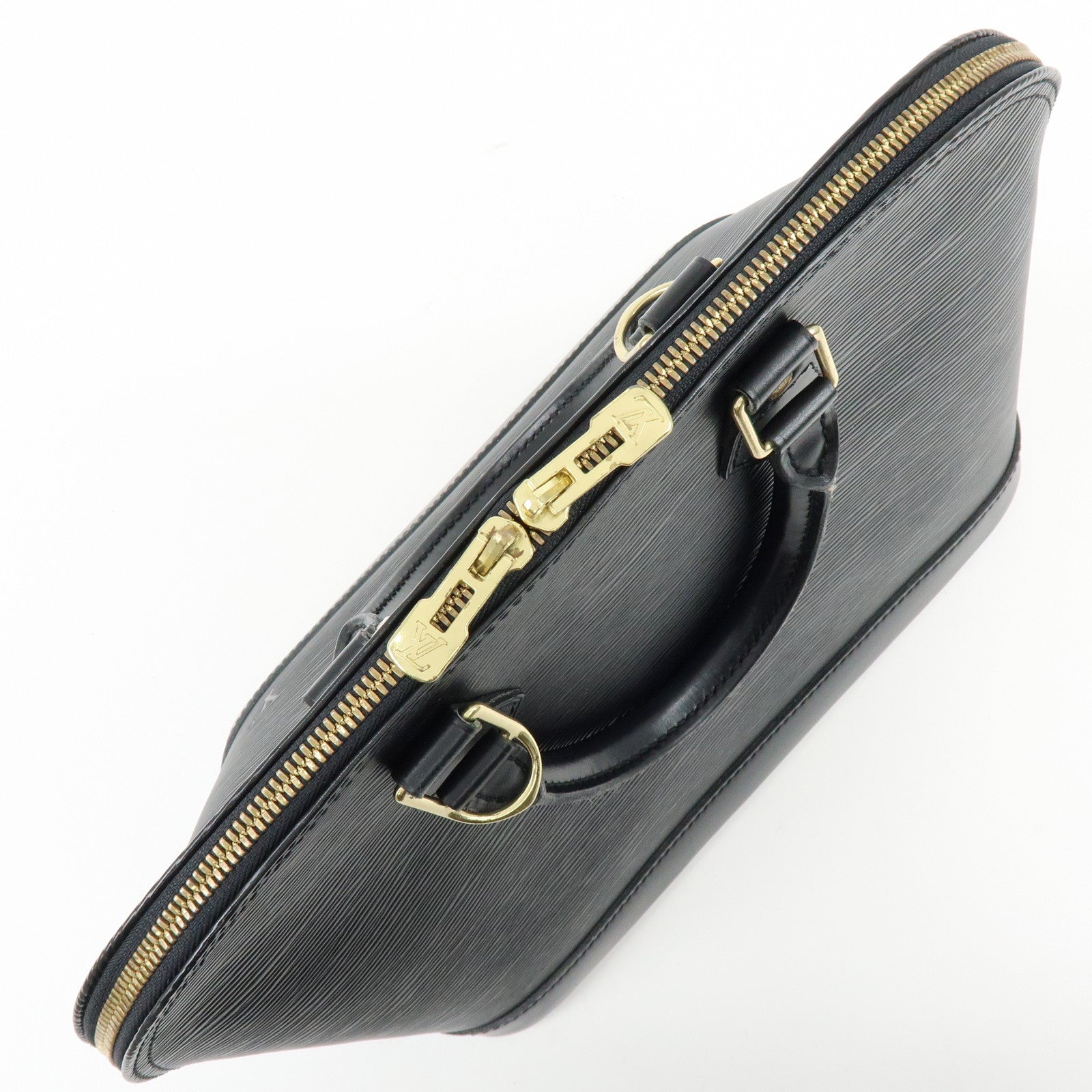 Louis Vuitton Epi Alma Hand Bag Noir Black M52142