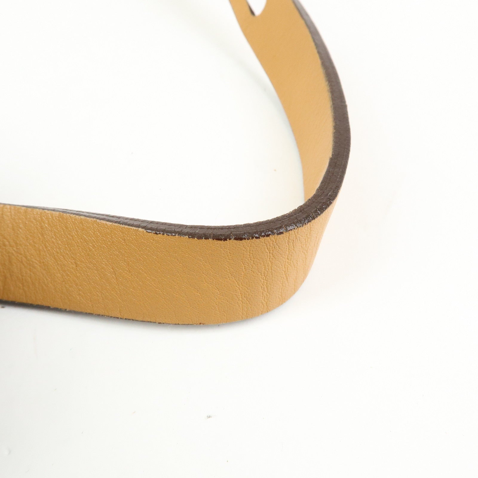 LOEWE Leather Shoulder Bag Crossbody Bag Camel Brown