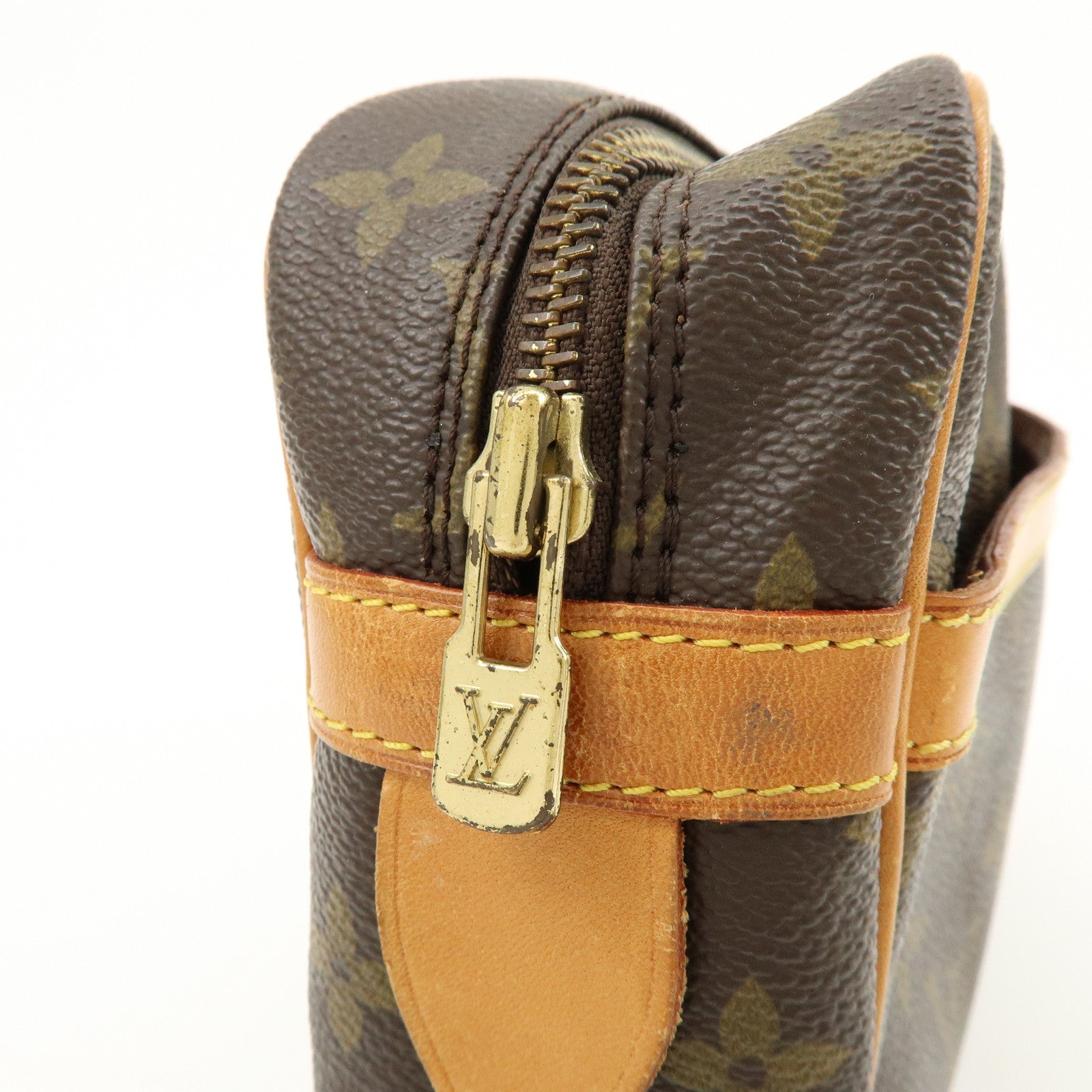 Louis Vuitton Monogram Compiegne 28 Pouch Clutch Bag Brown M51845