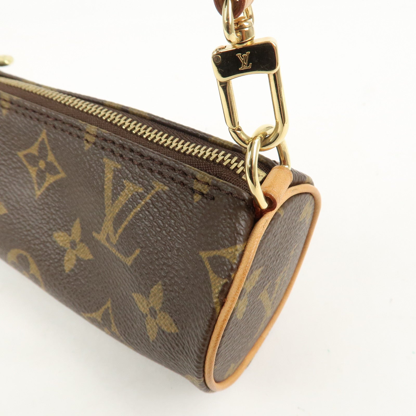 Louis Vuitton Monogram Mini Pouch for Papillon Bag Brown New Style