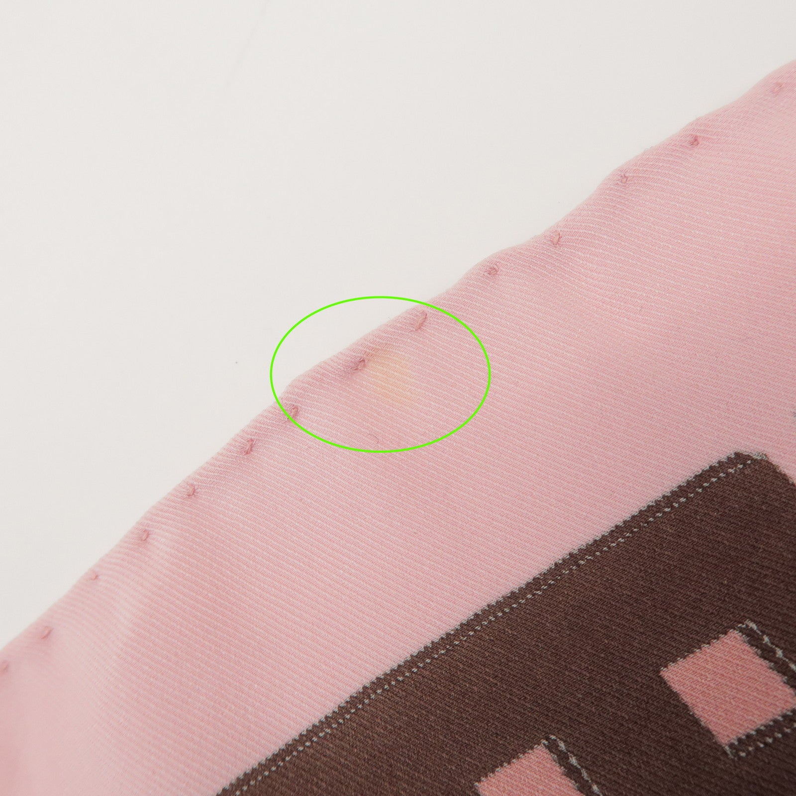 HERMES Carre 70 Silk 100% Scarf RYTHMES Pink Brown