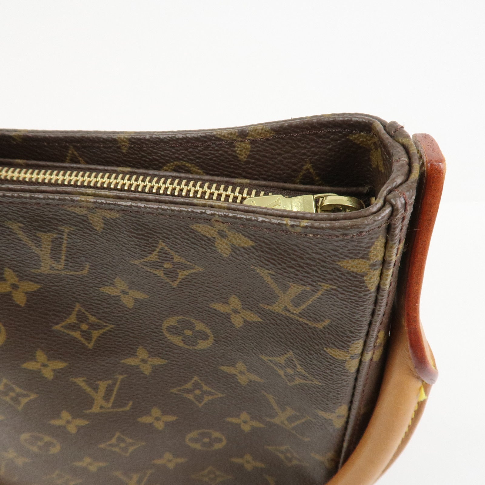 Louis Vuitton Monogram Looping GM Shoulder Bag Brown M51145