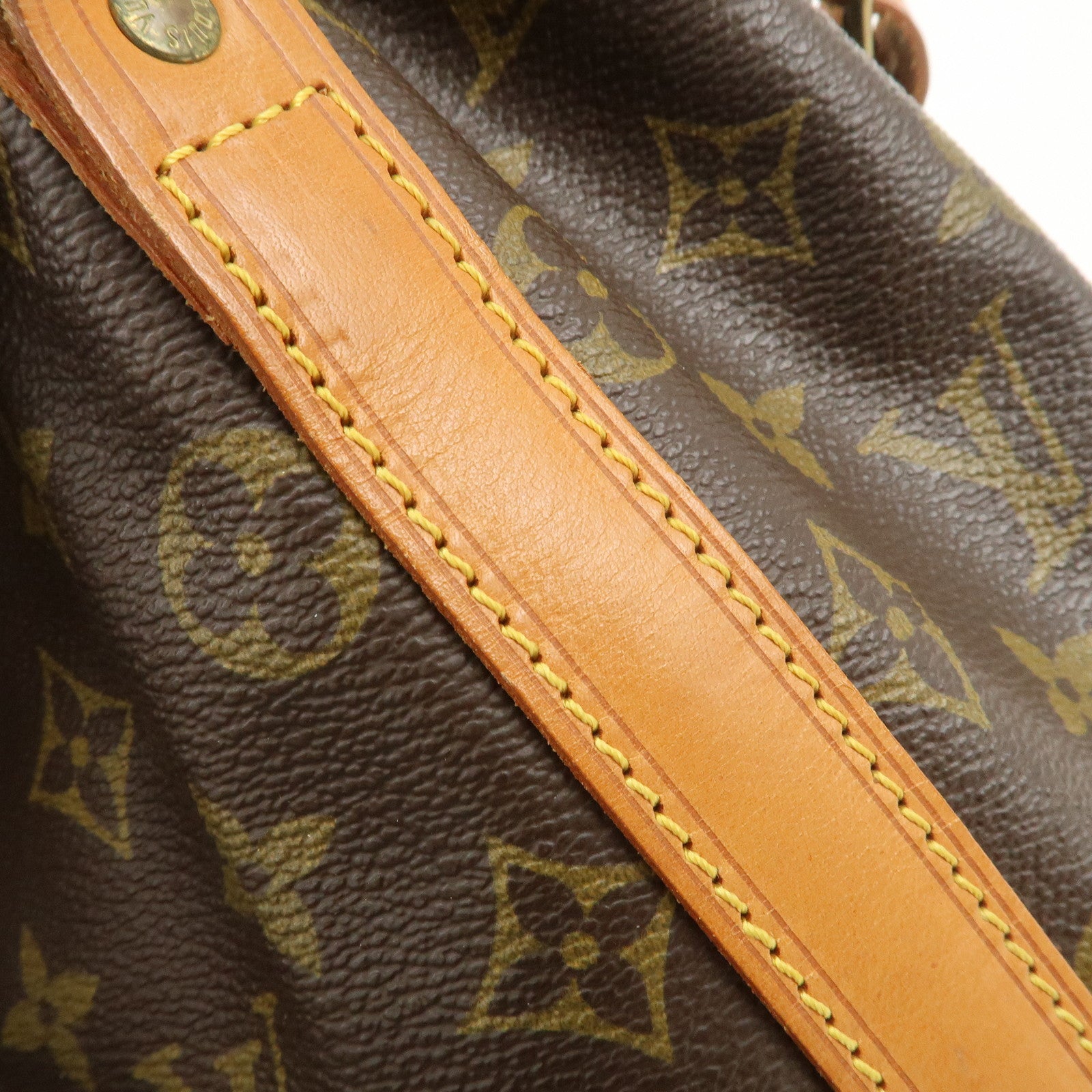 Louis Vuitton Monogram Petit Noe Shoulder Bag Brown M42226
