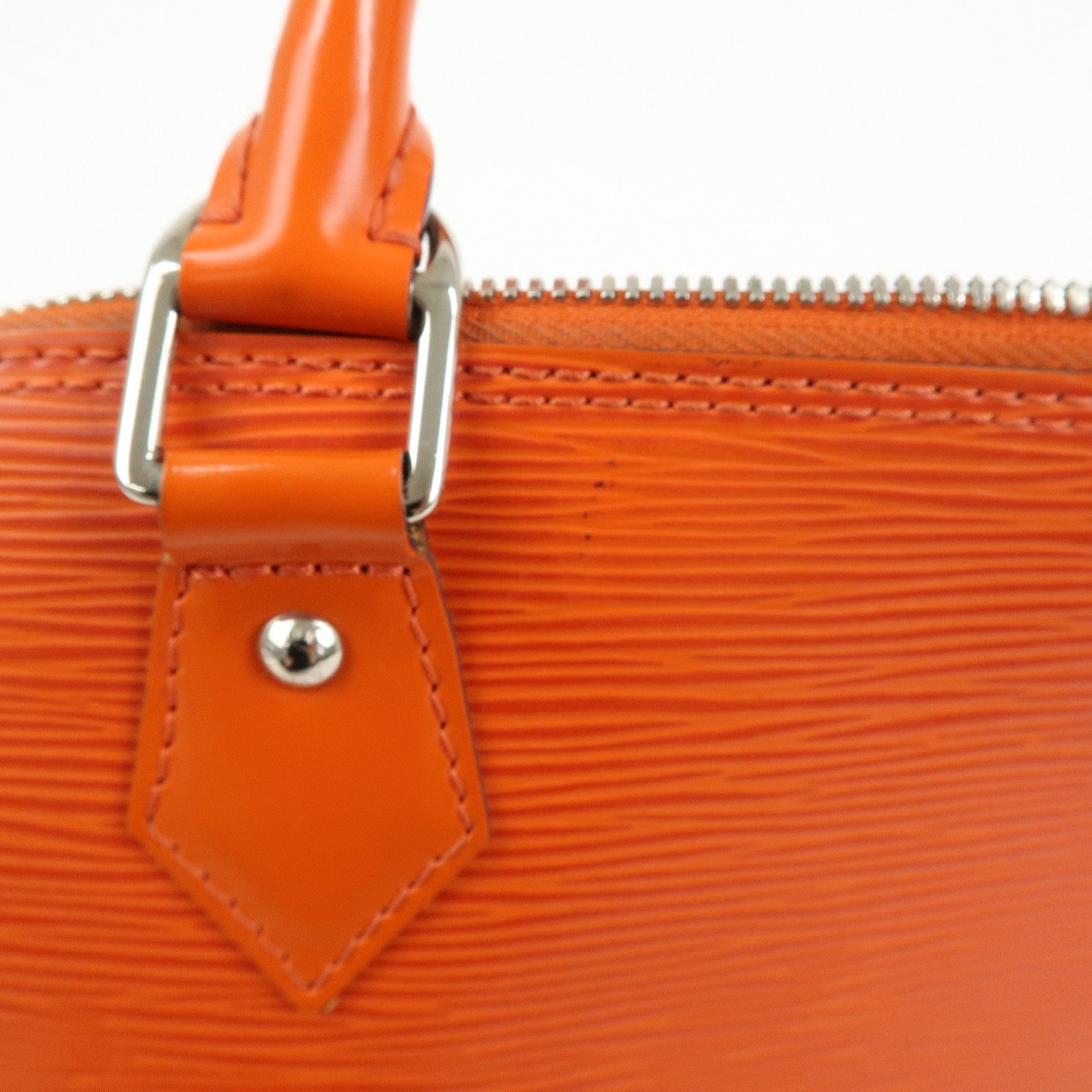 Louis Vuitton Epi Alma PM Hand Bag Pimont Orange M40623