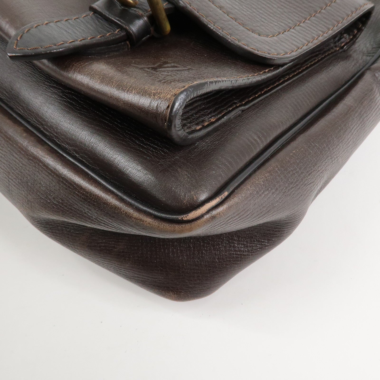 Louis Vuitton Utah Calf Leather Wichita Messenger Bag Brown M92990