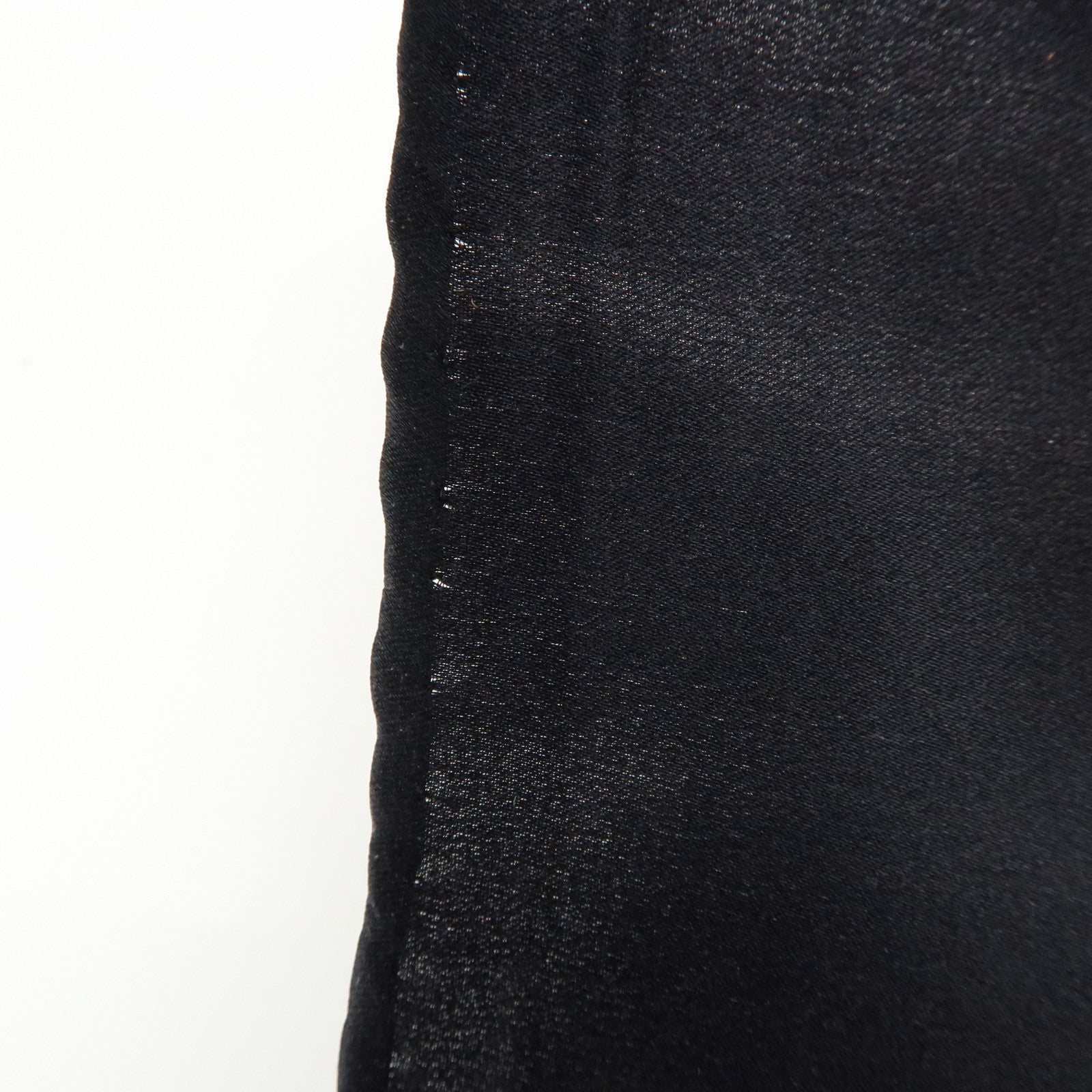 CHANEL COCO Mark Jewelry Silk 100% Scarf Black Yellow Multicolor