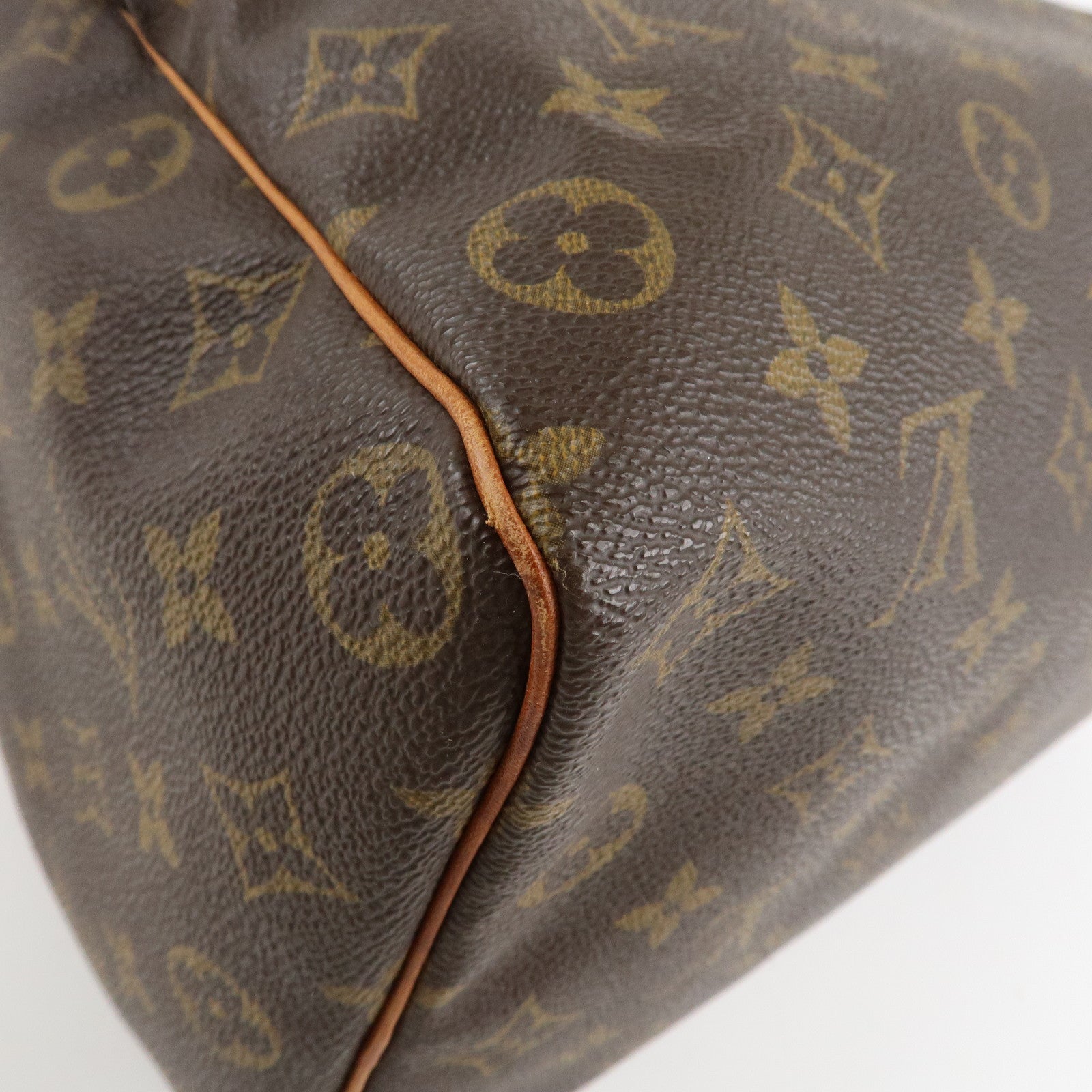 Louis Vuitton Monogram Speedy 35 Hand Bag Boston Bag Brown M41524