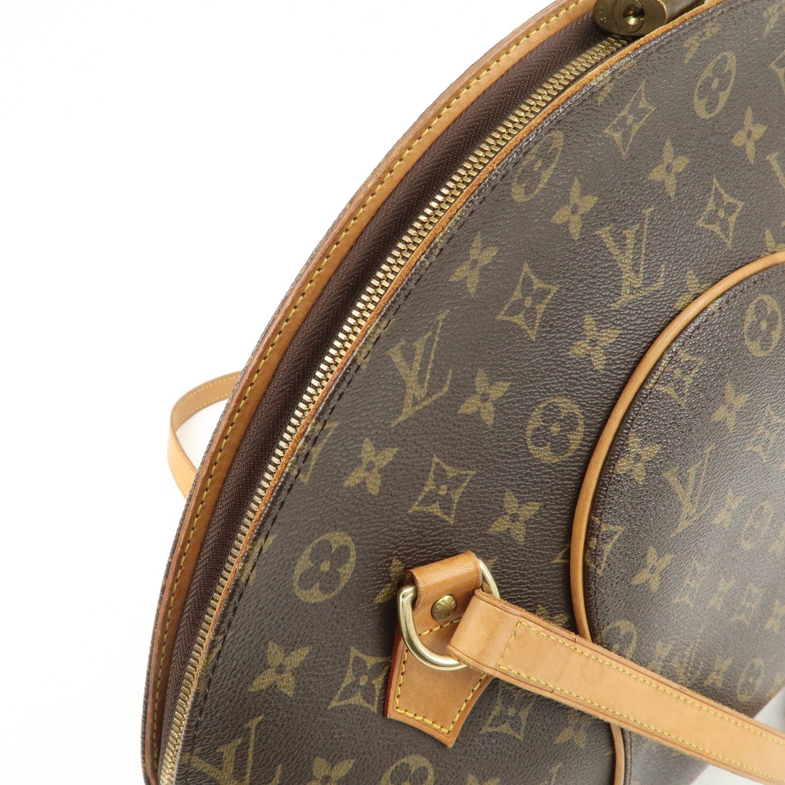Louis Vuitton Monogram Ellipse Shopping Shoulder Bag Brown M51128 Used