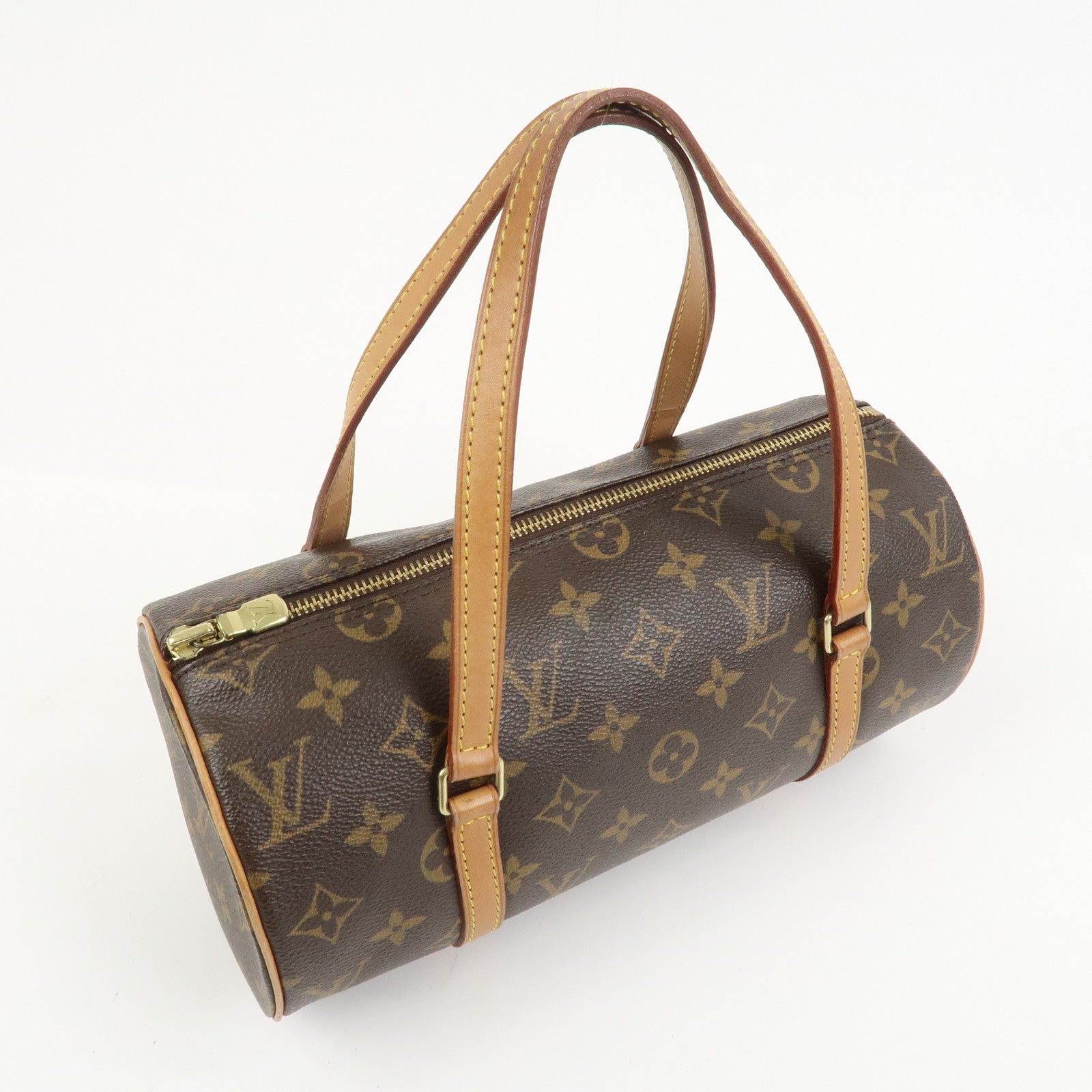 Louis Vuitton Monogram Papillon 26 Hand Bag Brown M51386
